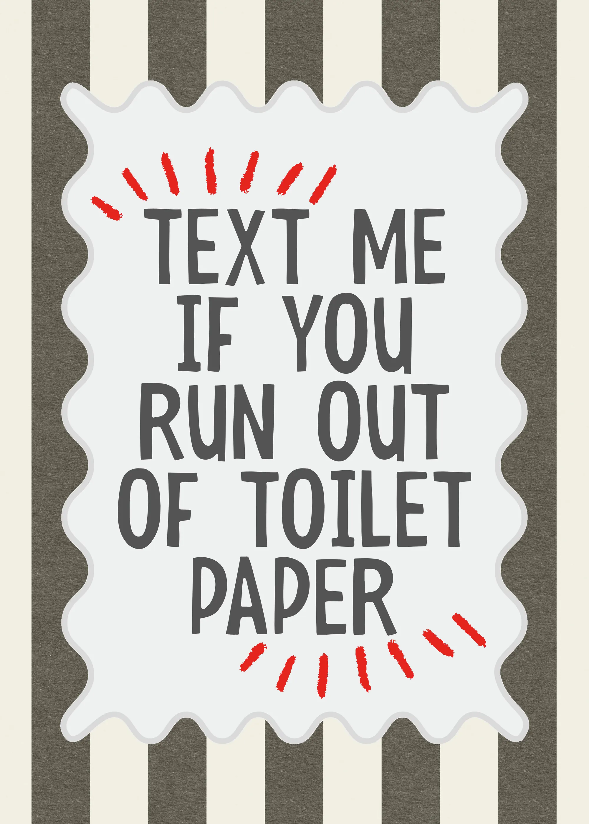 Toilet Paper Alert Poster 0