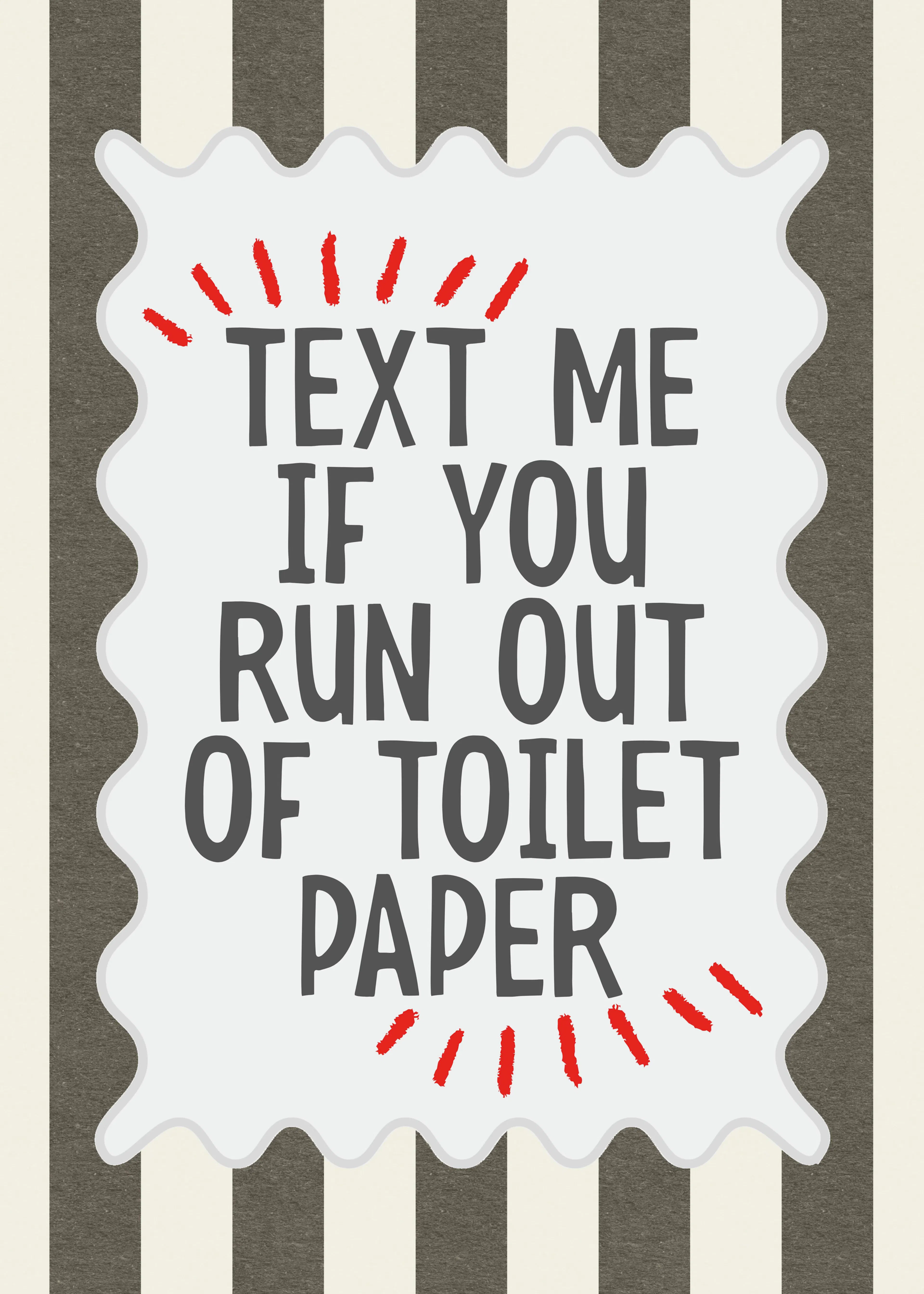 Toilet Paper Alert Poster 0
