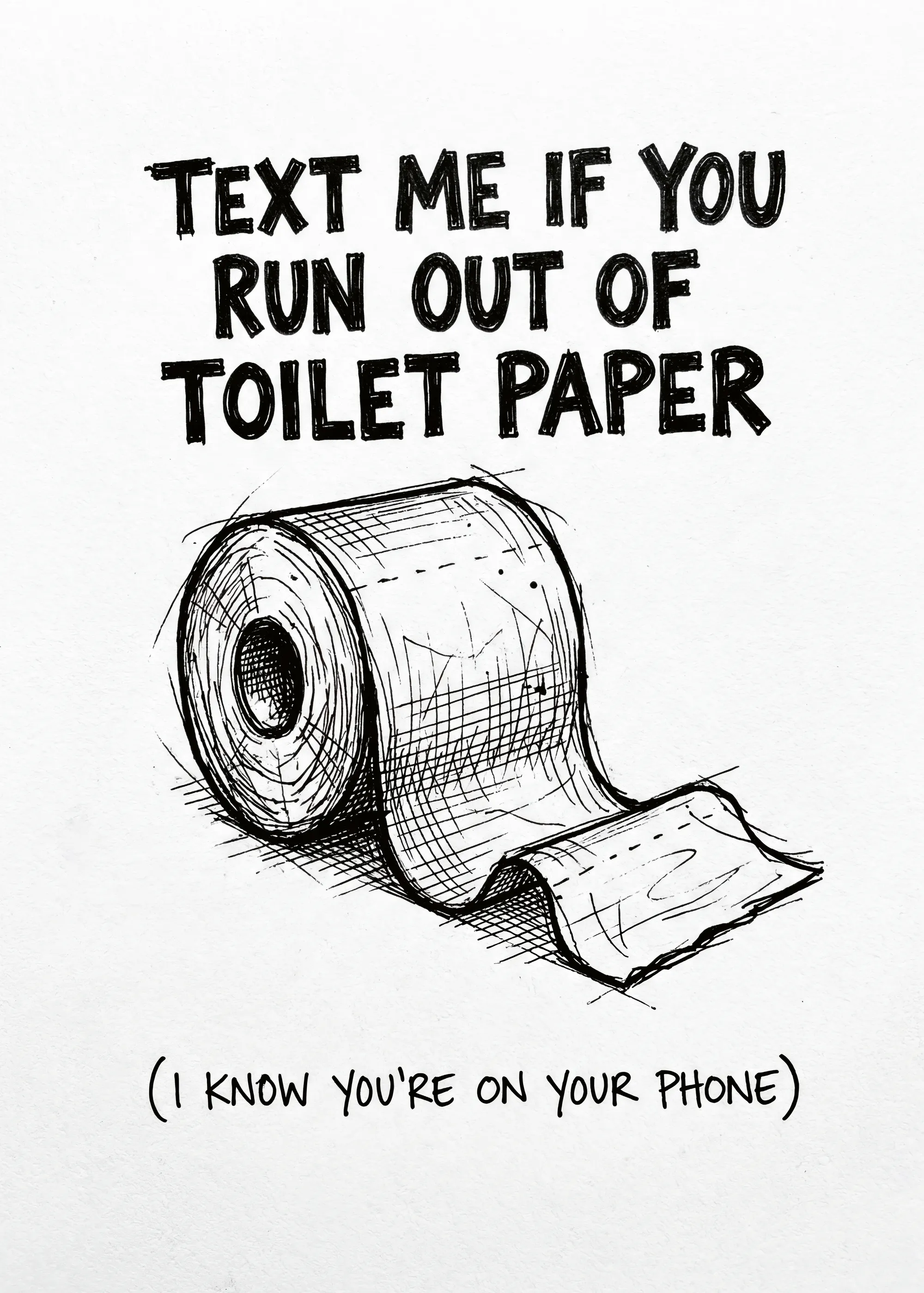 Black Toilet Humor Poster 0