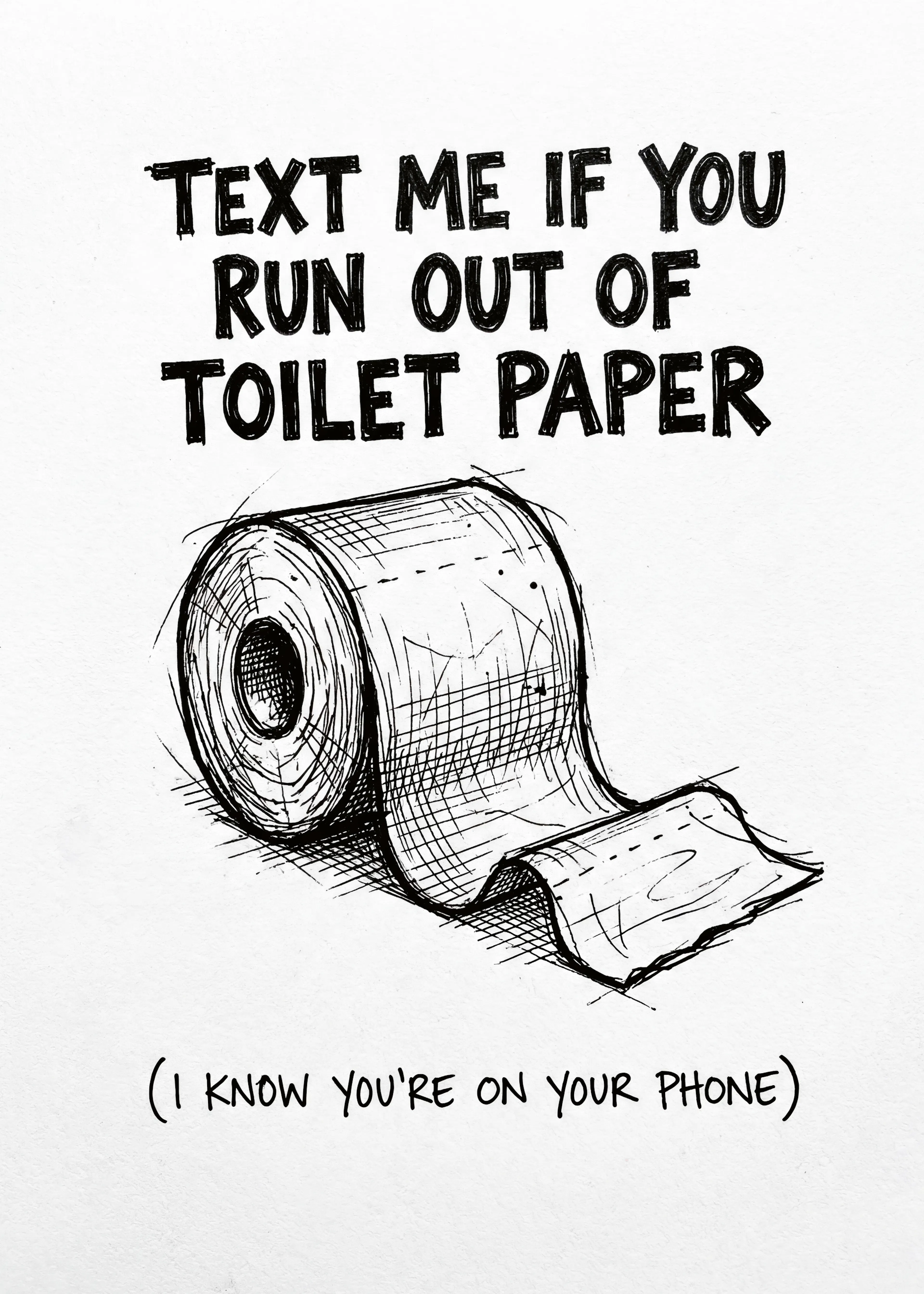 Black Toilet Humor Poster 0
