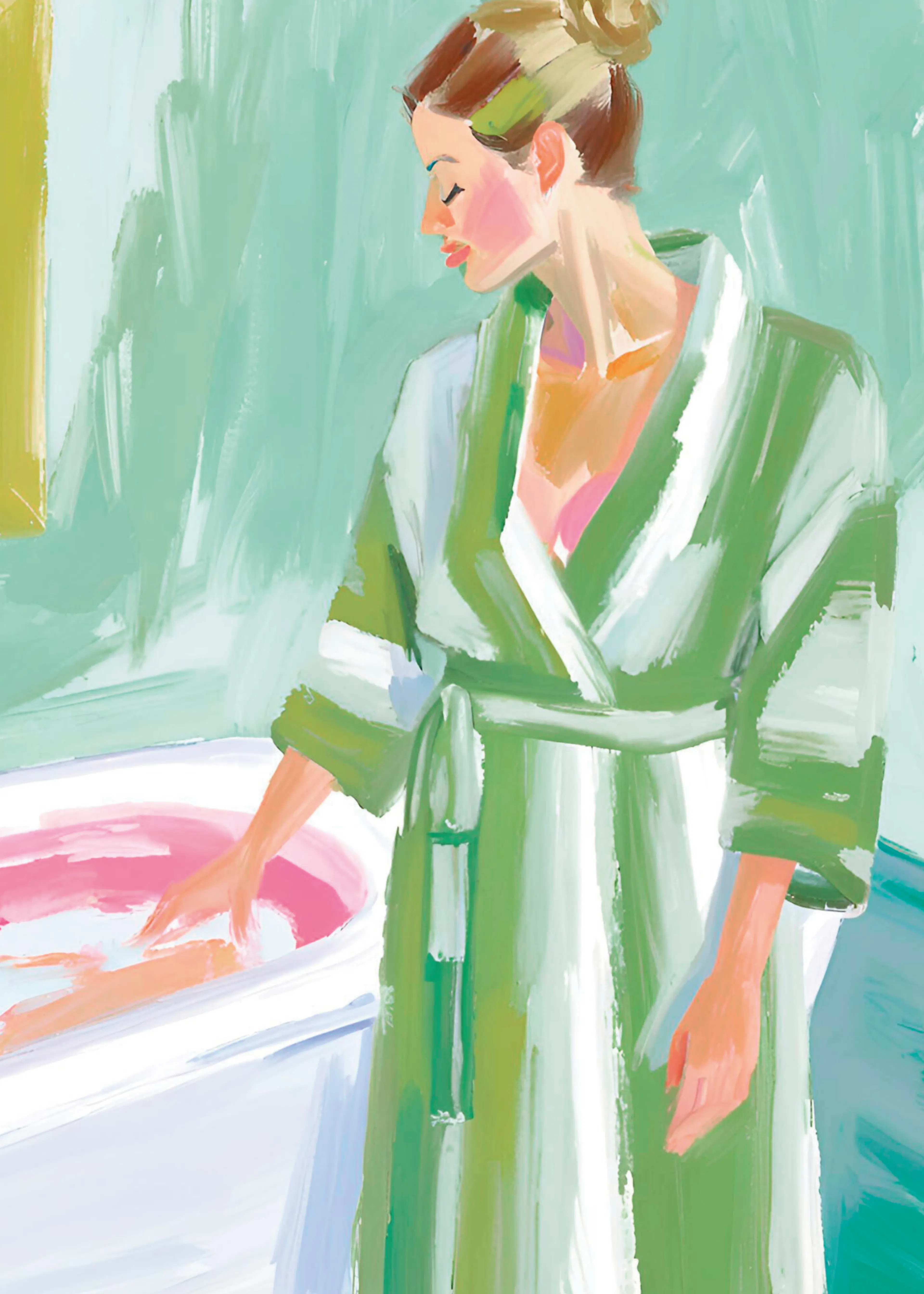 Green Morning Calm Poster 0