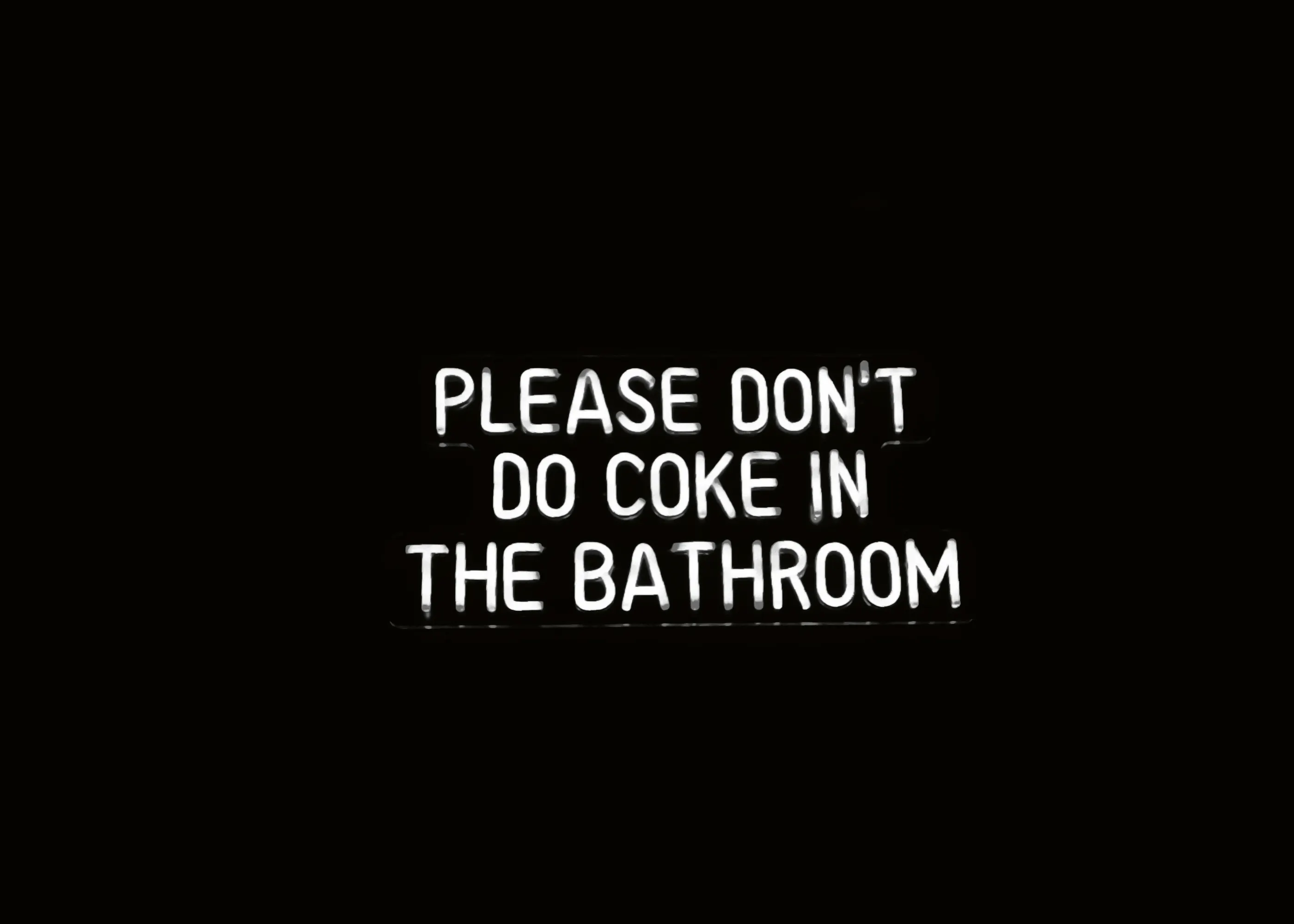 Bathroom Warning Poster 0