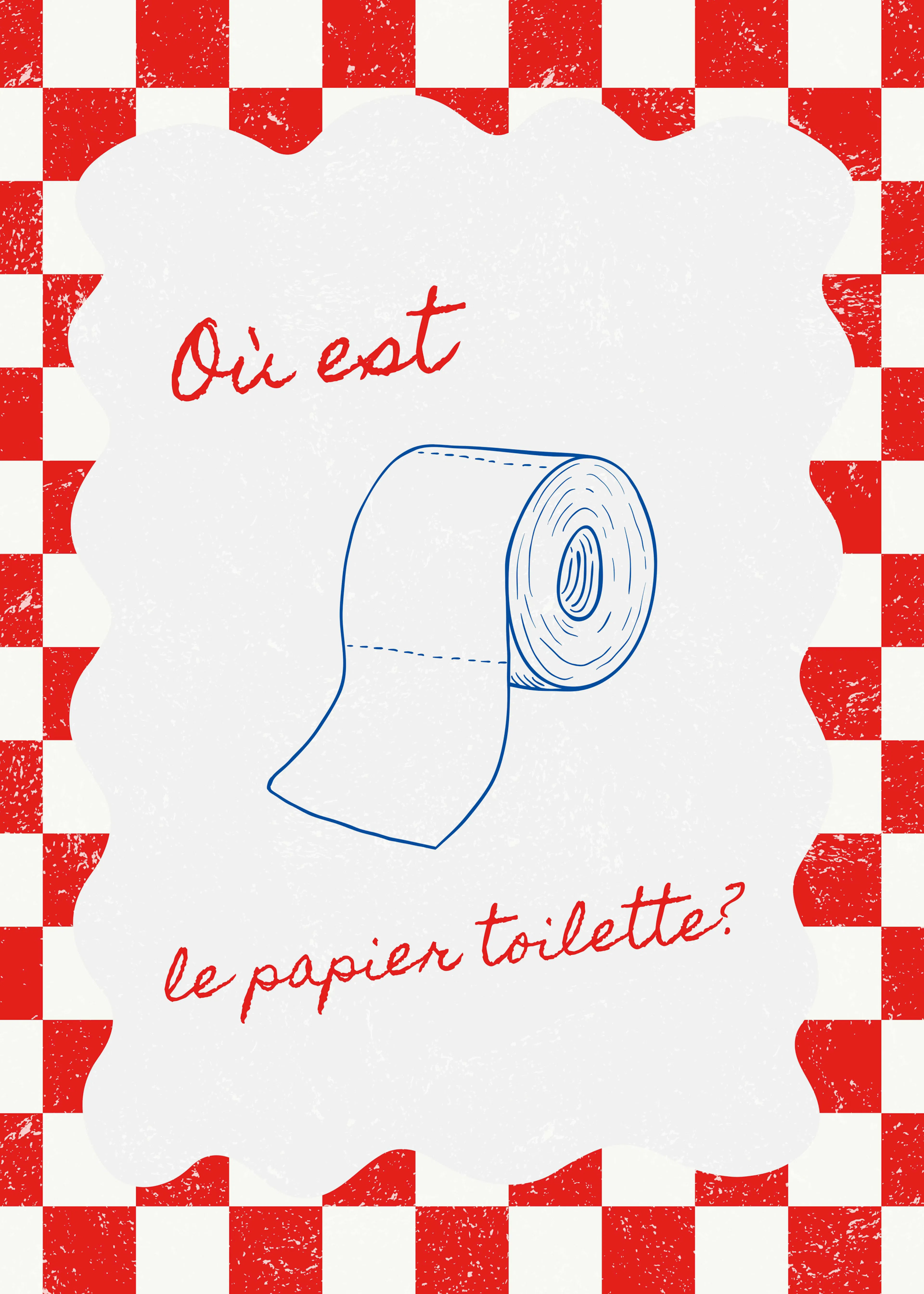 Art Papier Toilette Poster 0