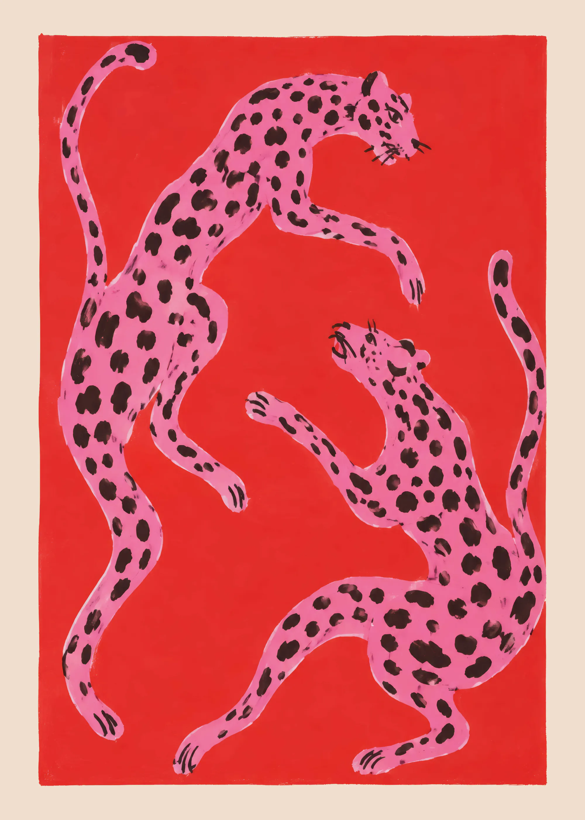 Leopardi Rosa Poster 0