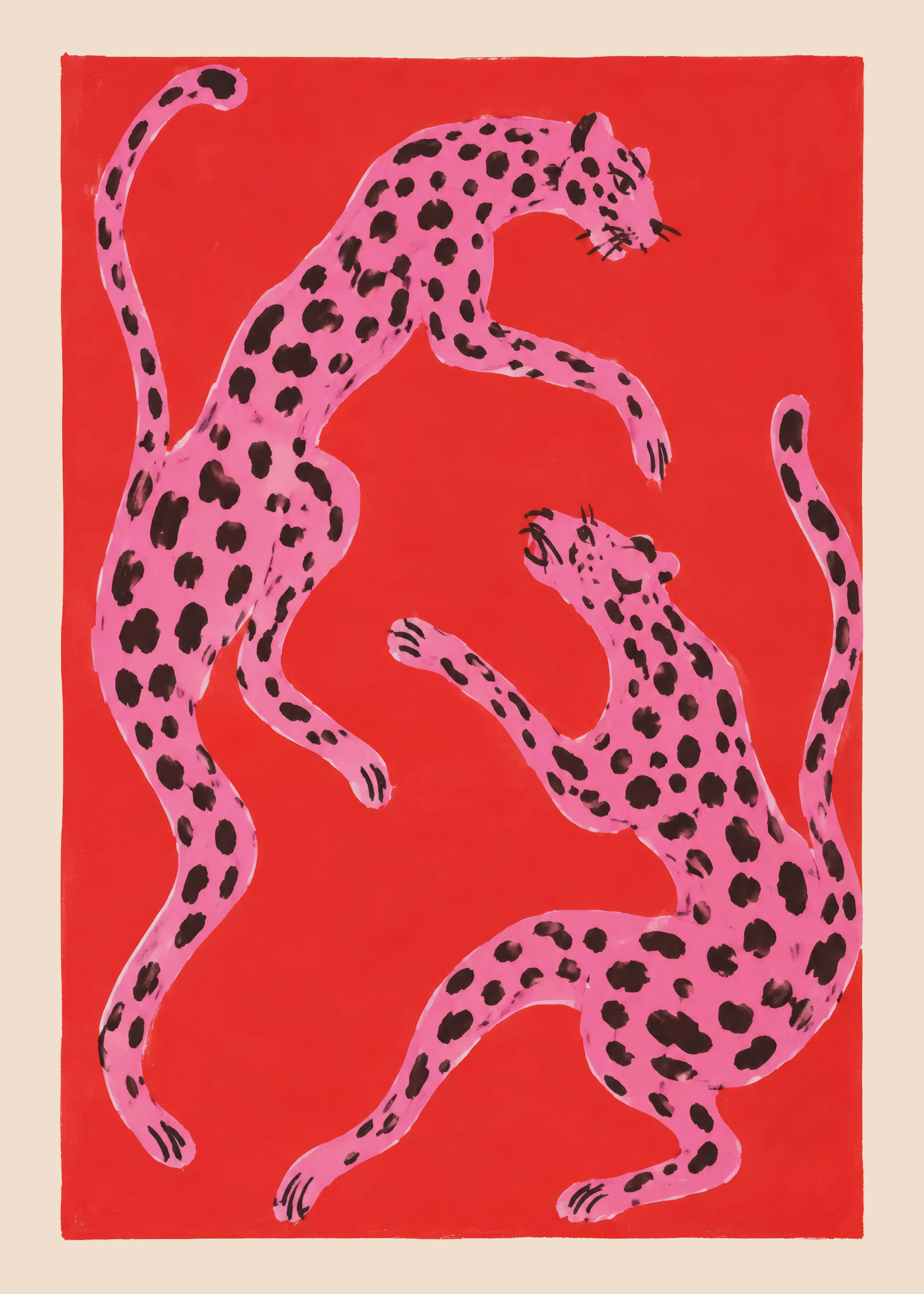 Pink Leopards Poster 0