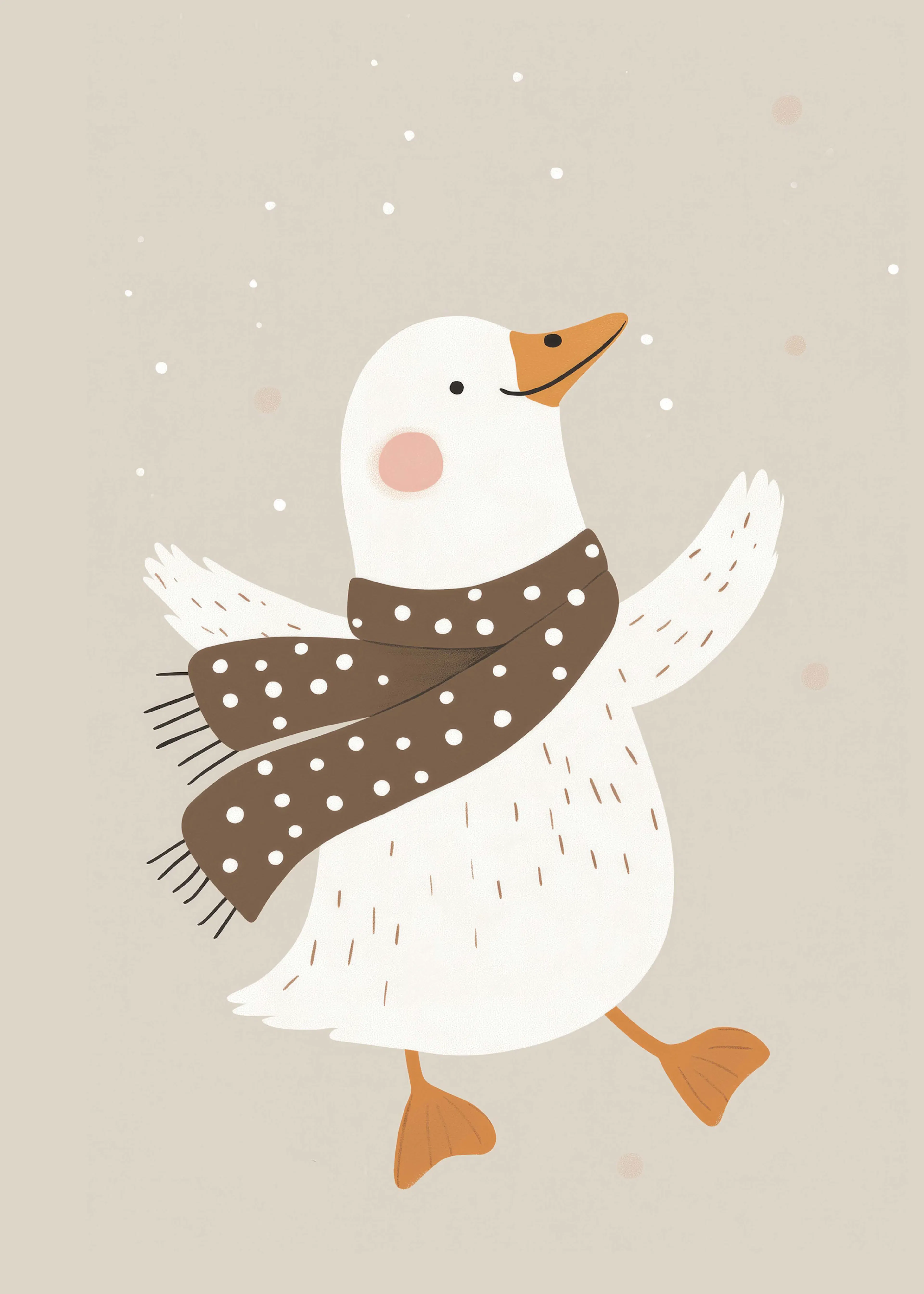 Winter Duck Poster 0