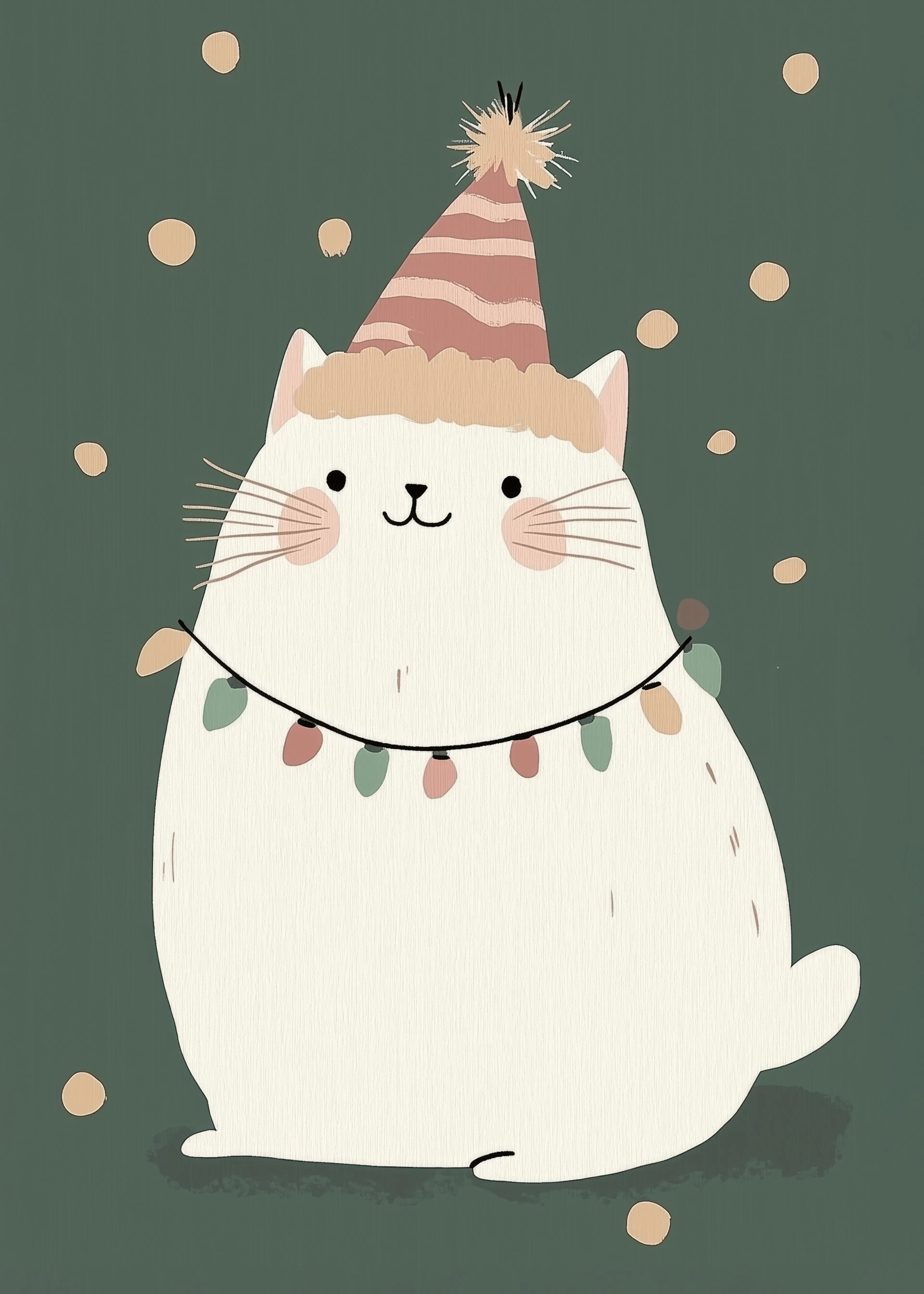 Festlig Katt Poster 0