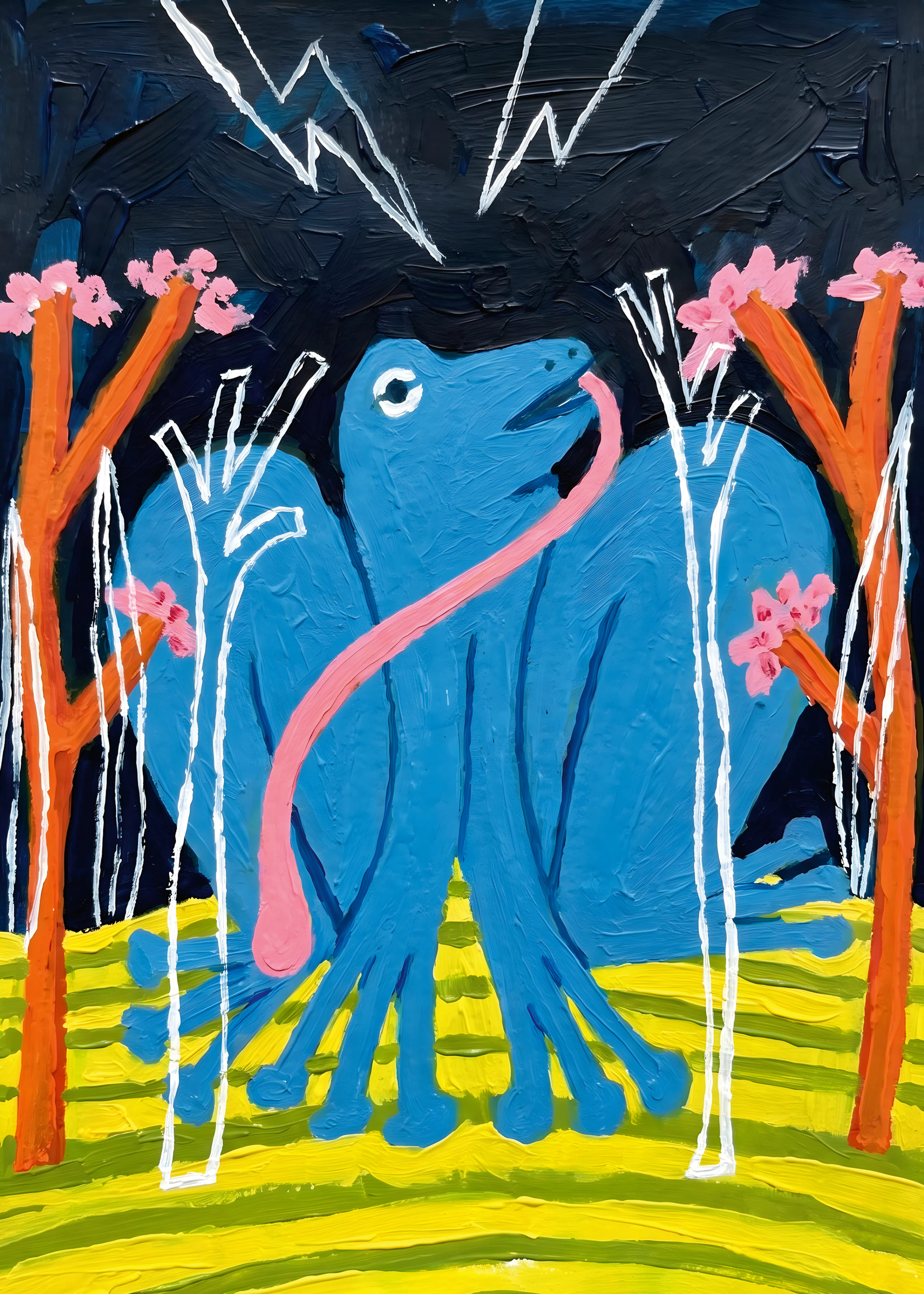 Blauwe Kikker Symfonie Poster 0
