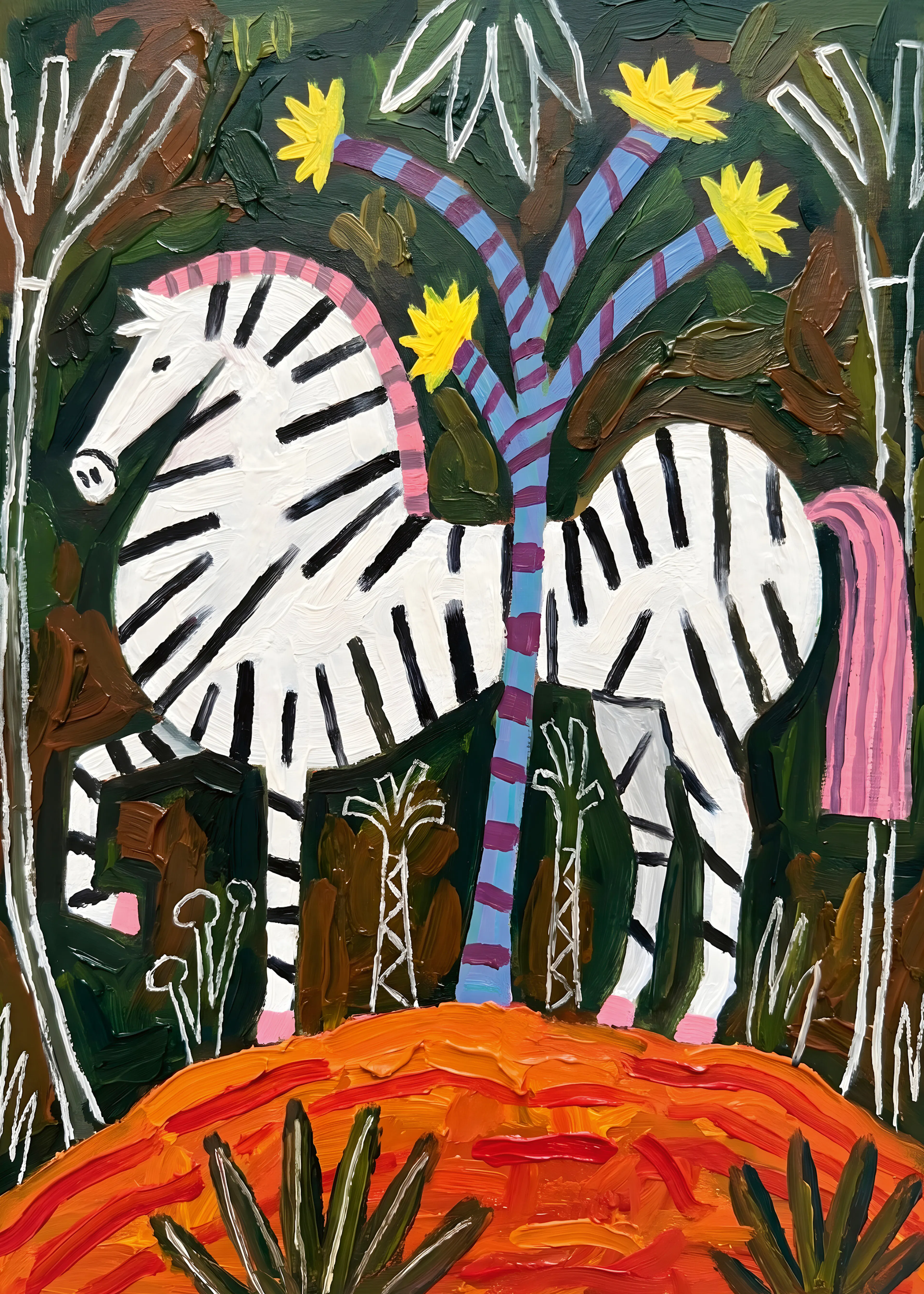 Zebra Jungle Poster 0