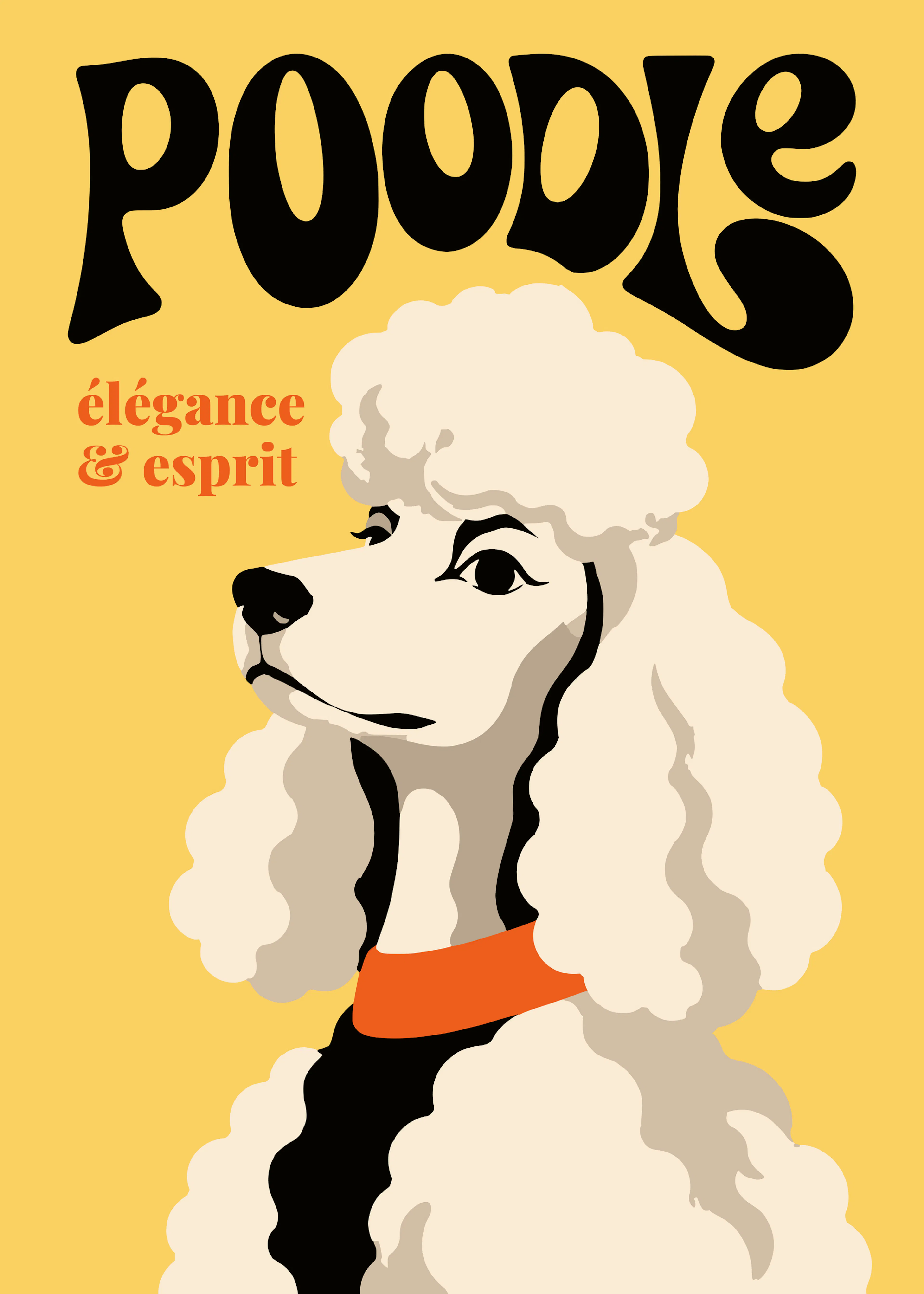 Elegante Poedel Poster 0