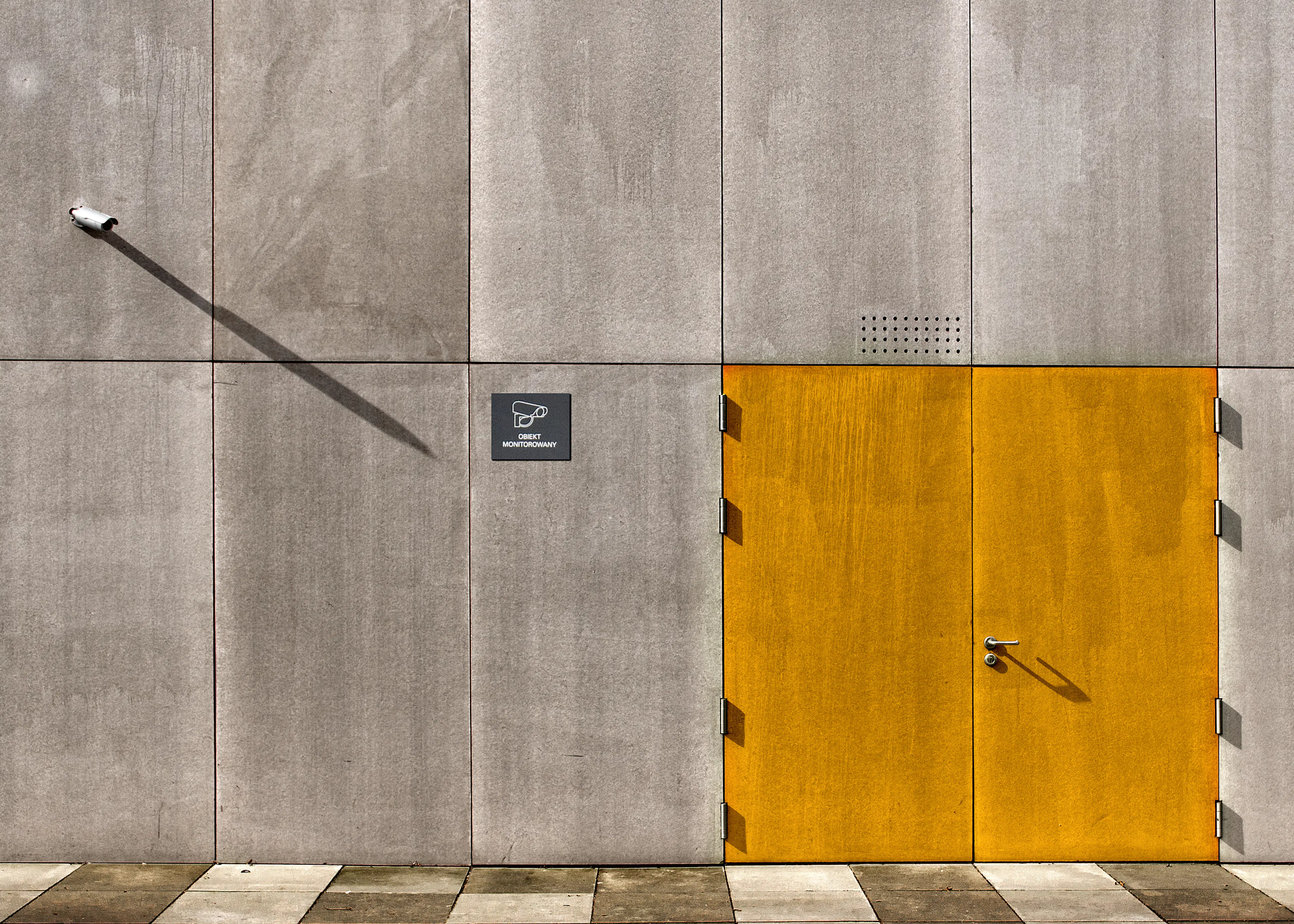 Yellow Urban Geometry Poster 0