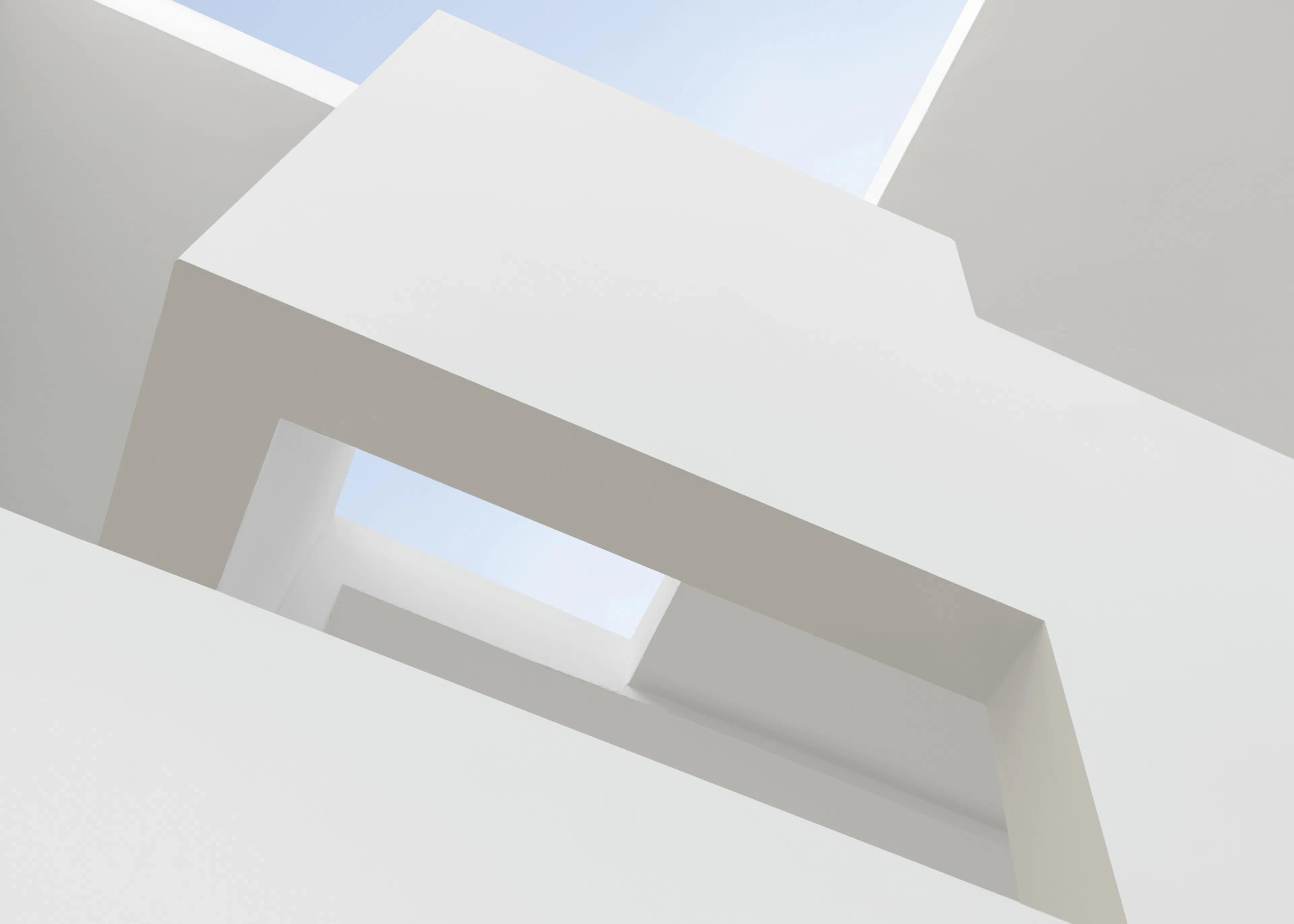 Witte Minimalistische Architectuur Poster 0