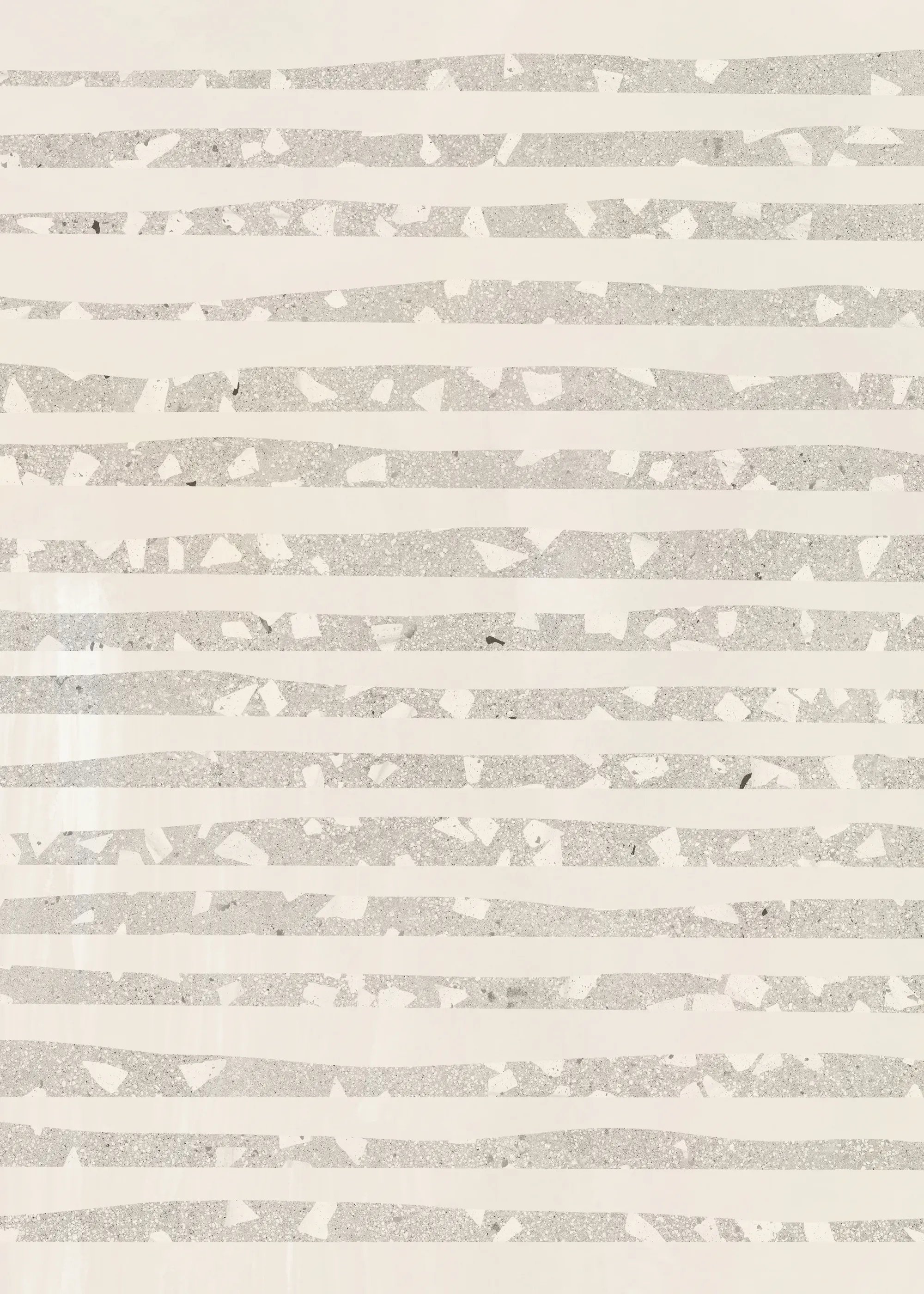 Lignes Abstraites Taupe Clair Poster 0