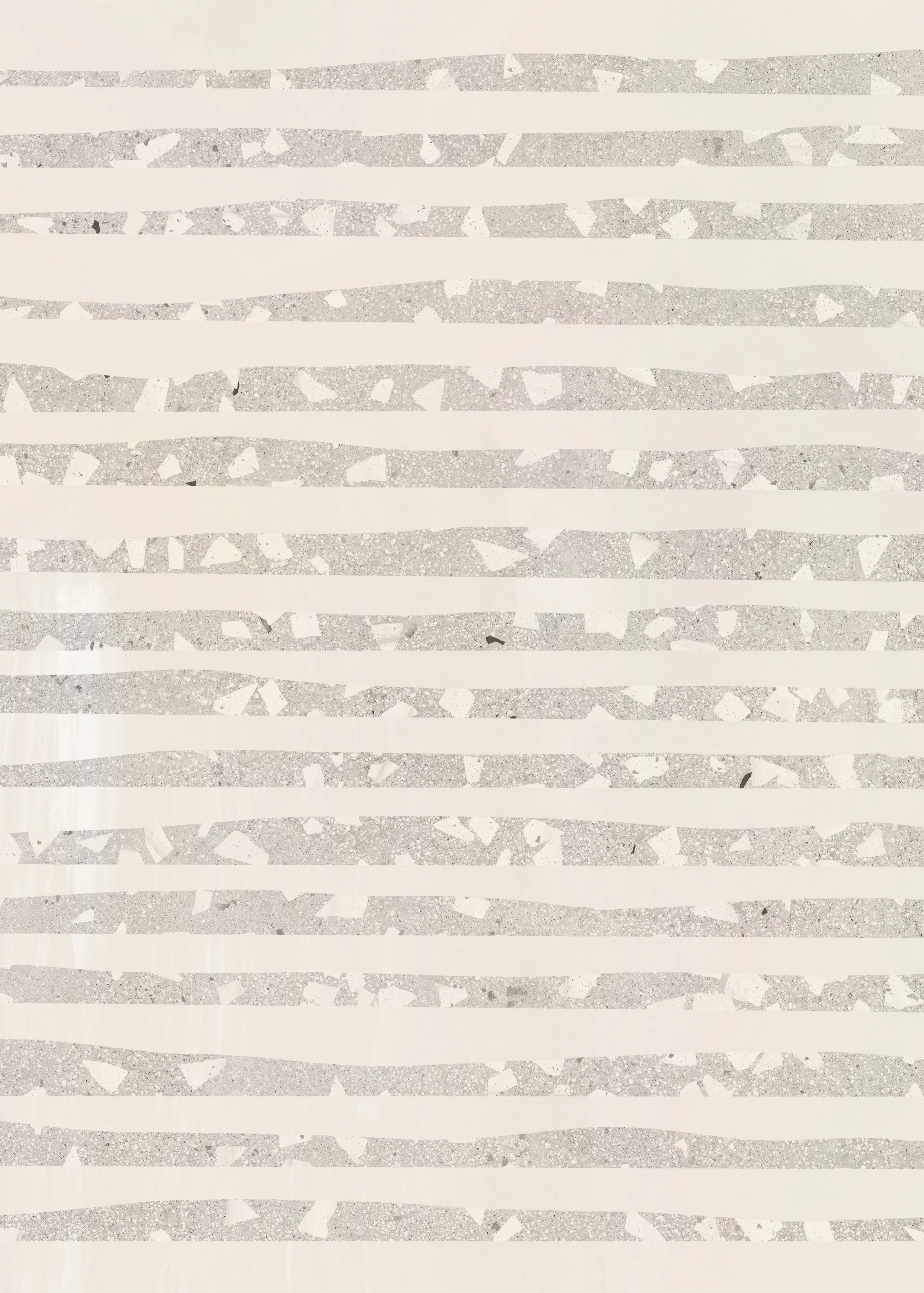 Licht Taupe Abstracte Lijnen Poster 0