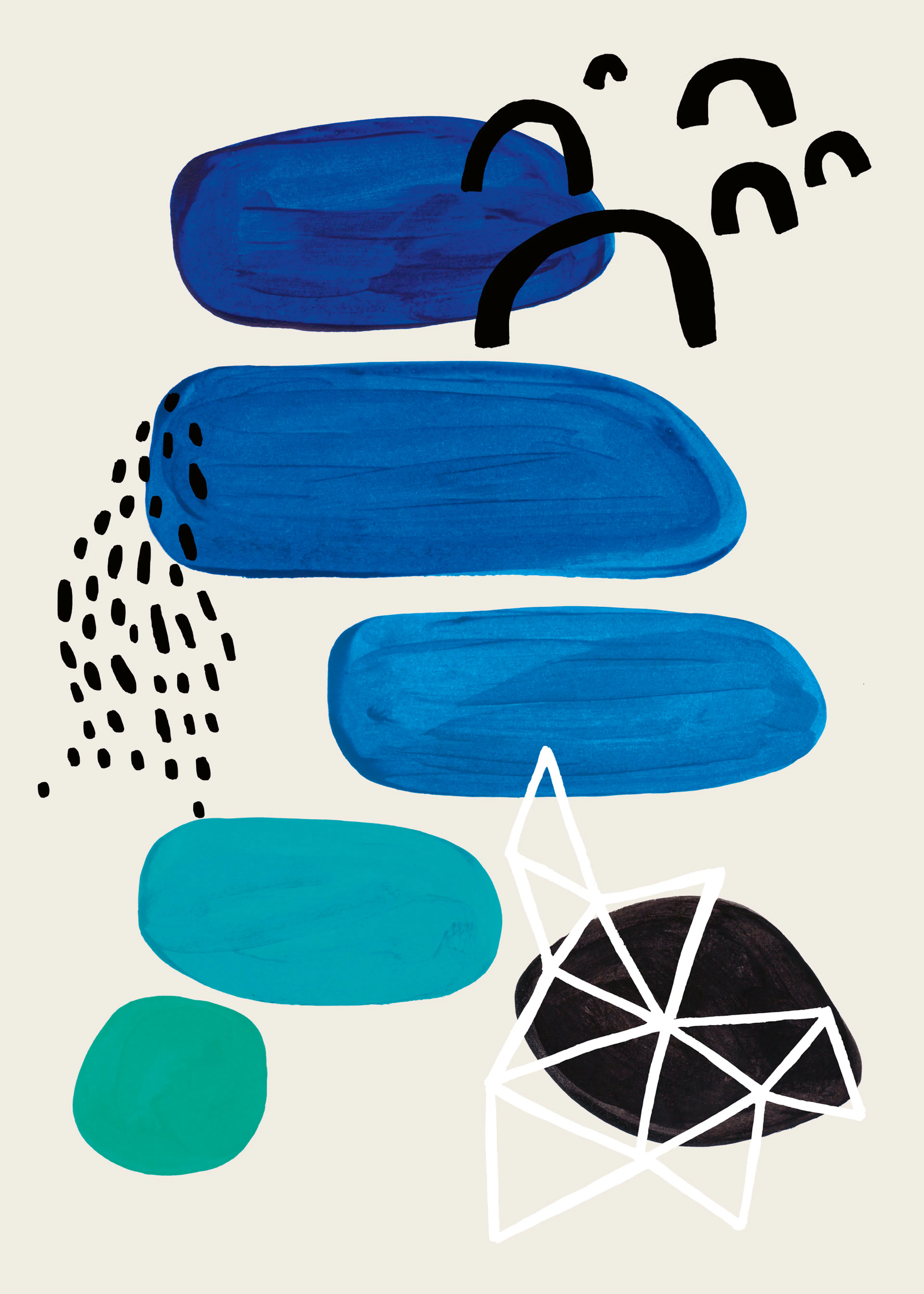 Blue Balance Poster 0