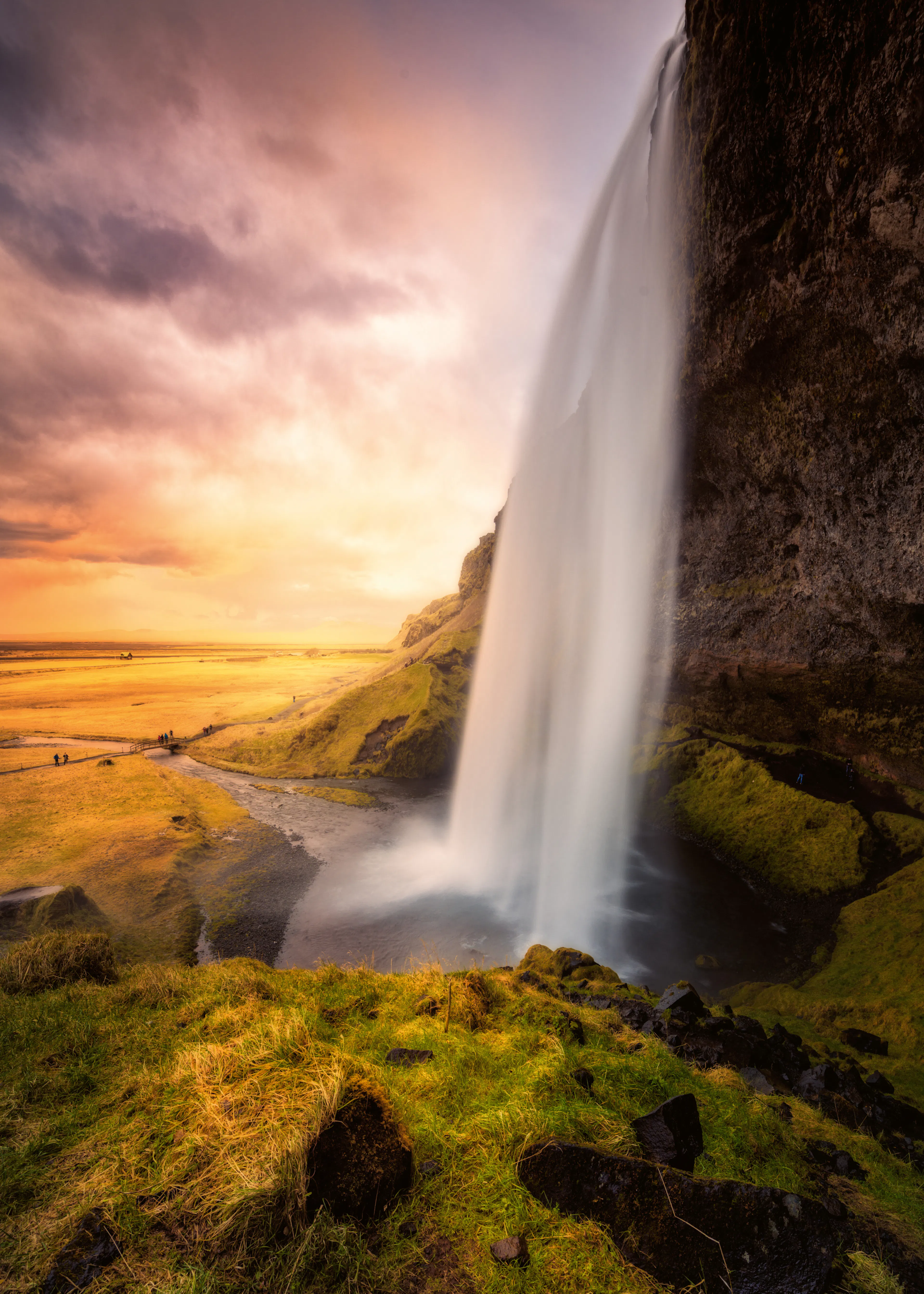 Tramonto Cascata Poster 0