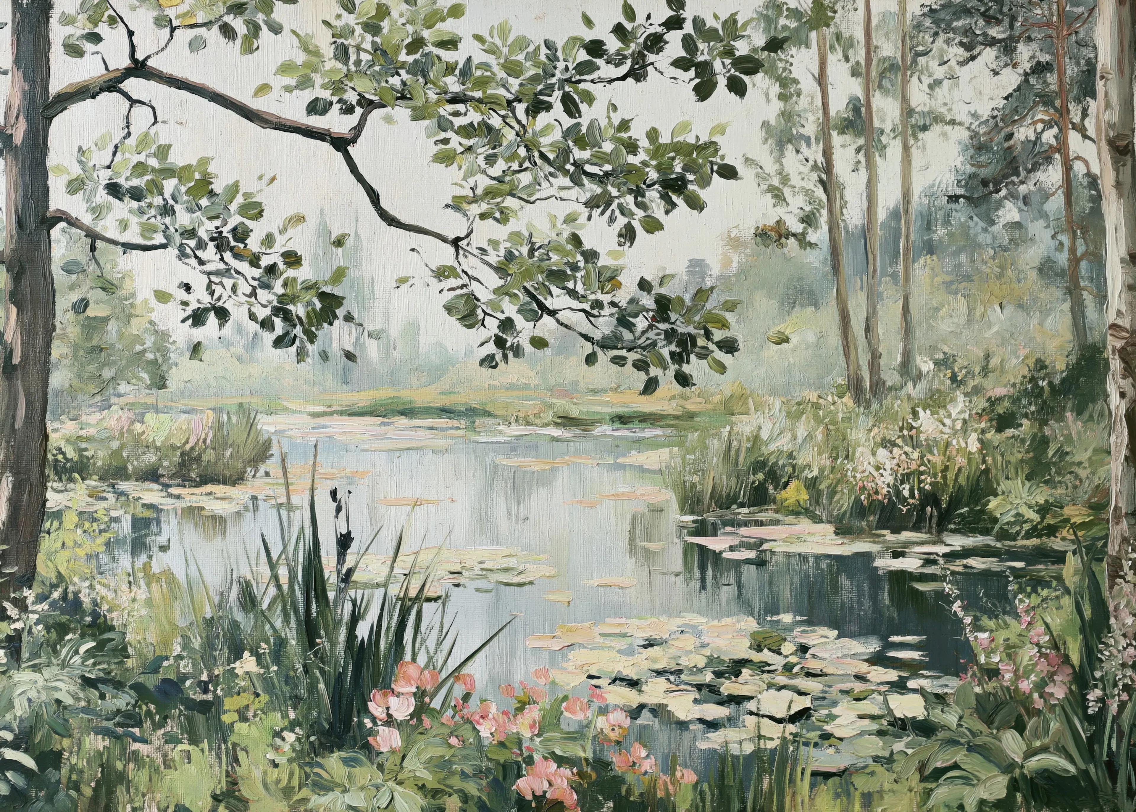Serene Watergarden Poster 0