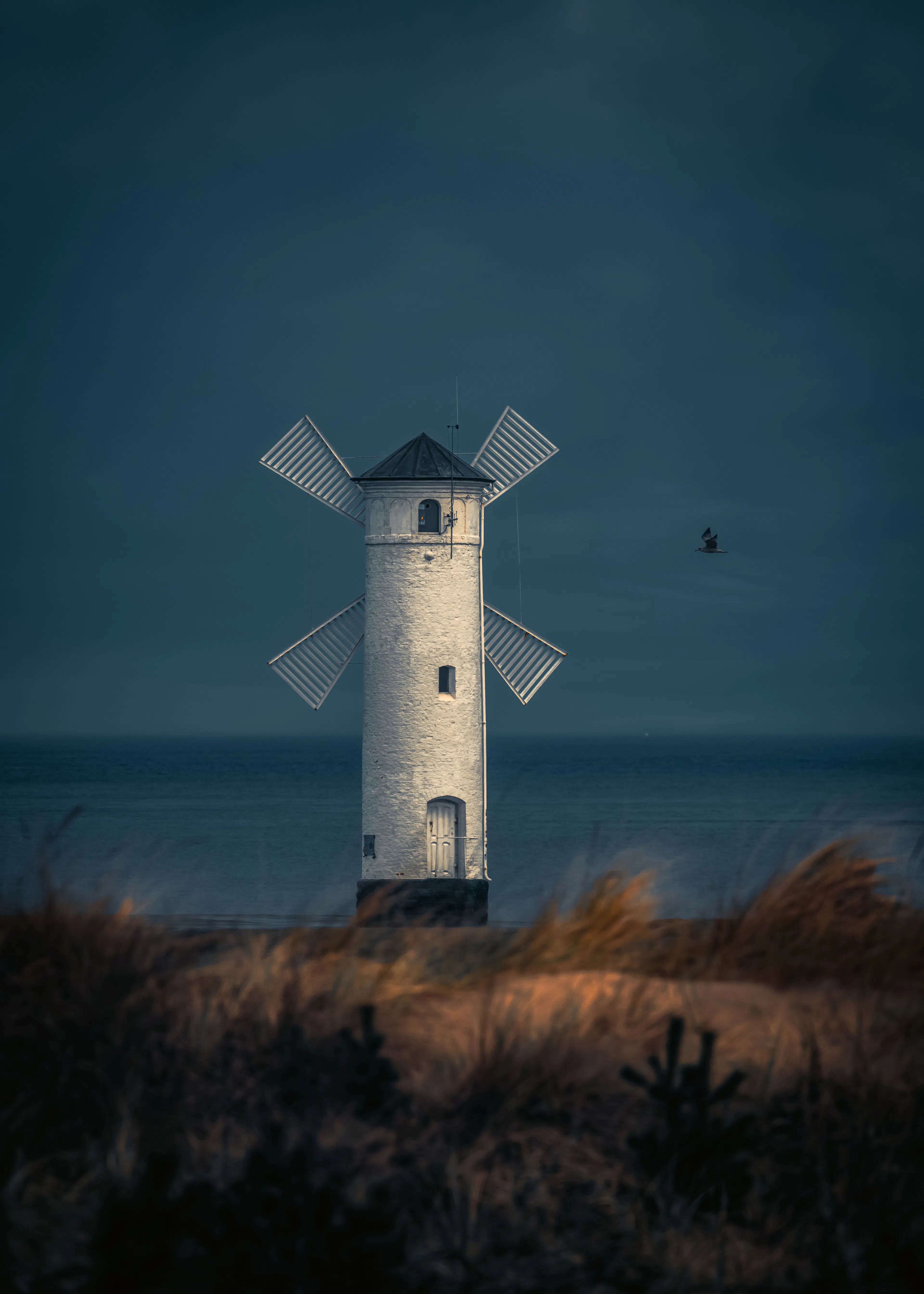 Solitary Windmill Poster 0