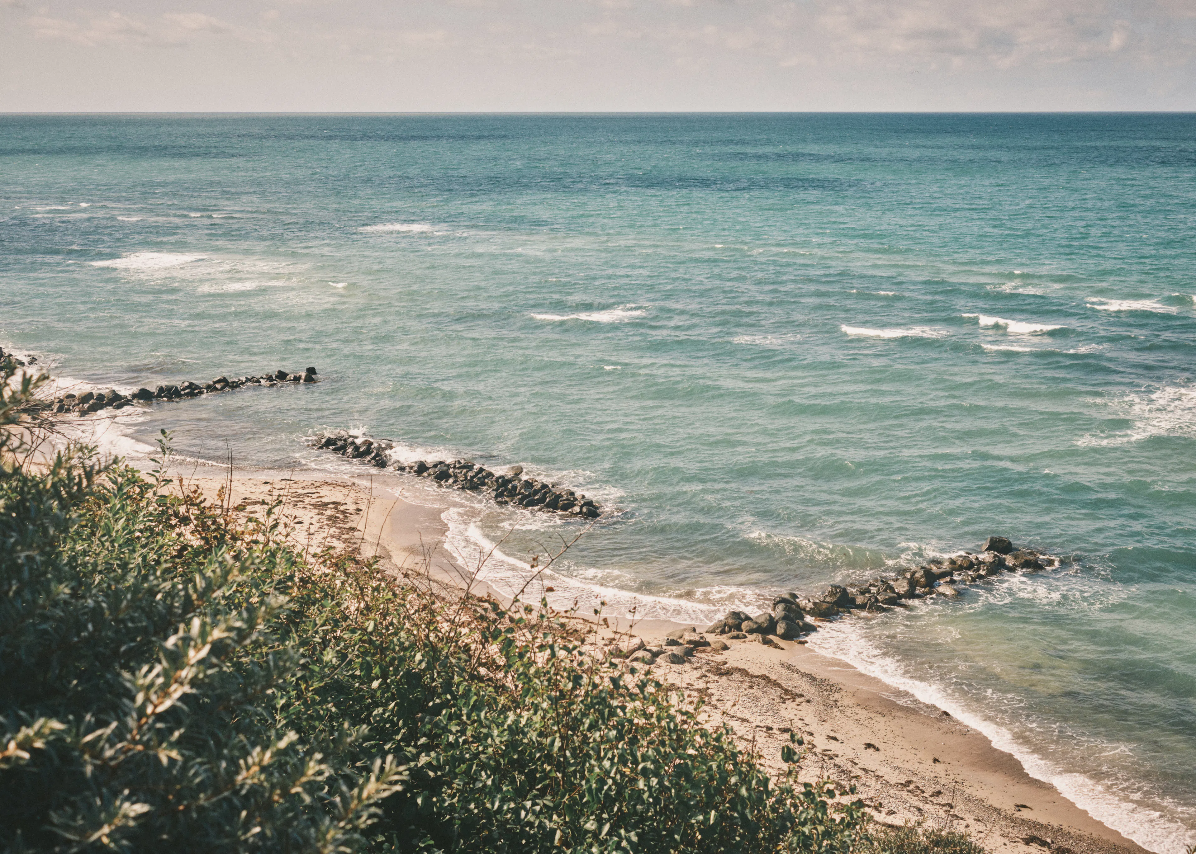 Aqua Coastal Serenity Poster 0