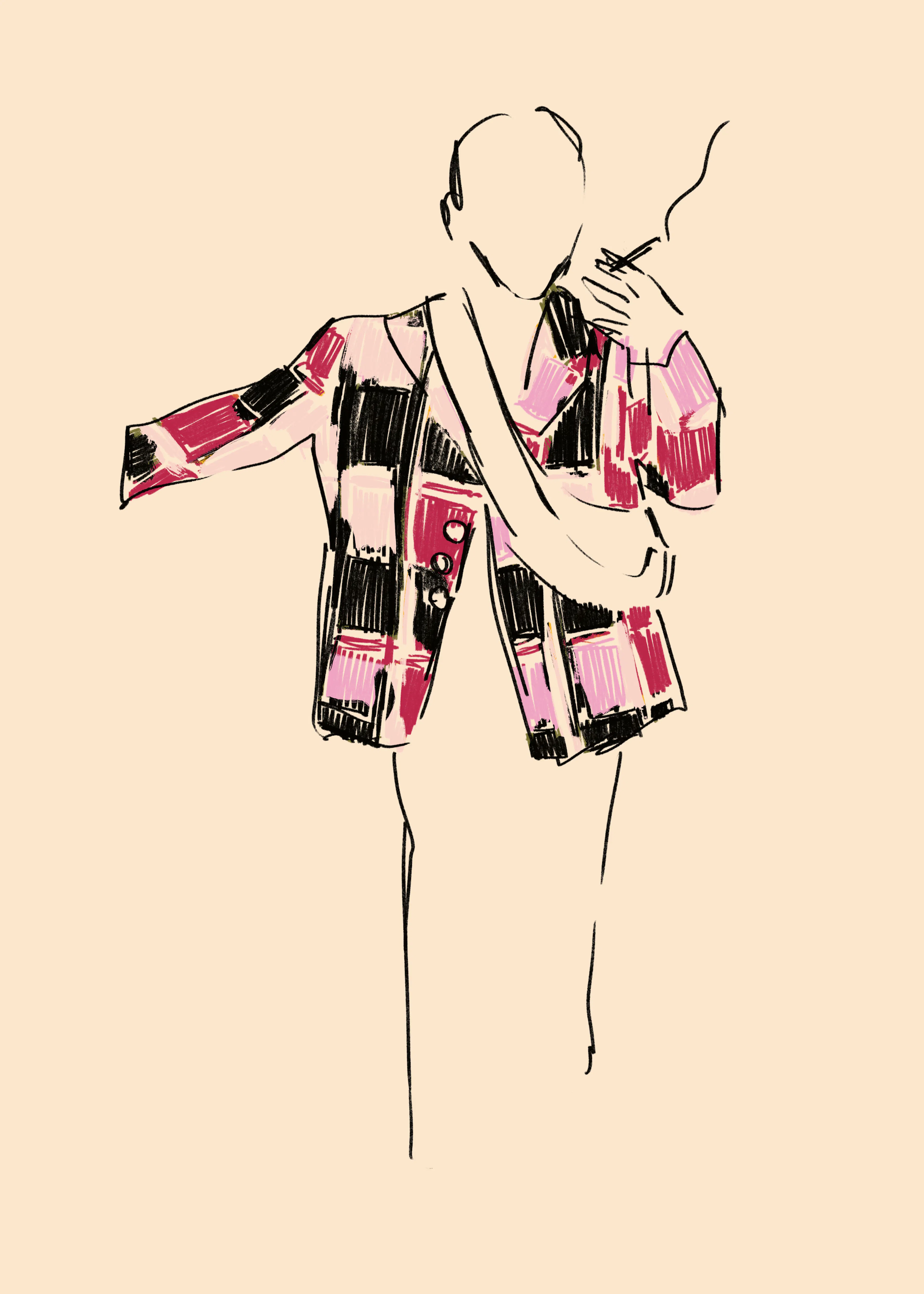 Fashion Skizze Poster 0