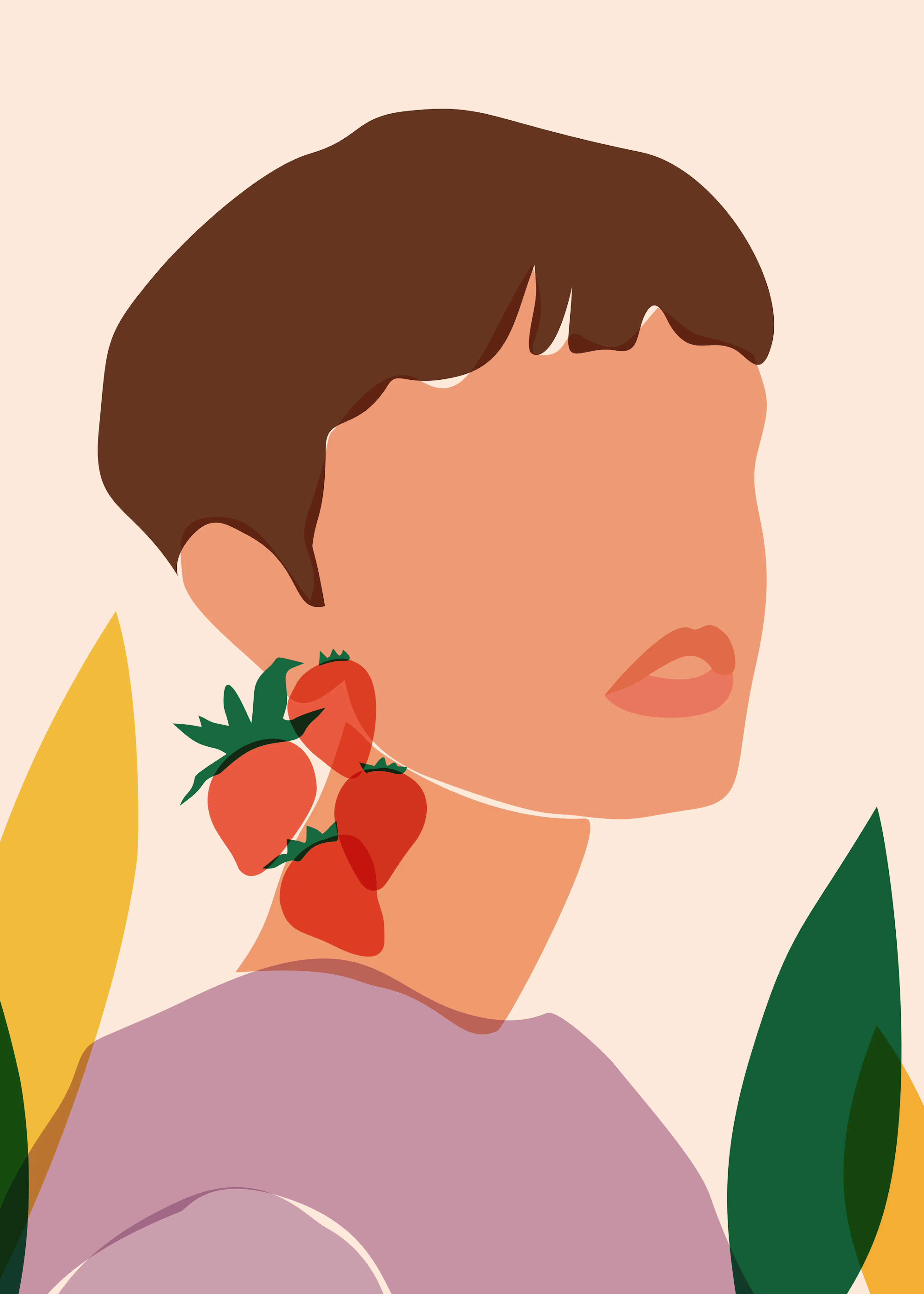Modern Portret Poster 0