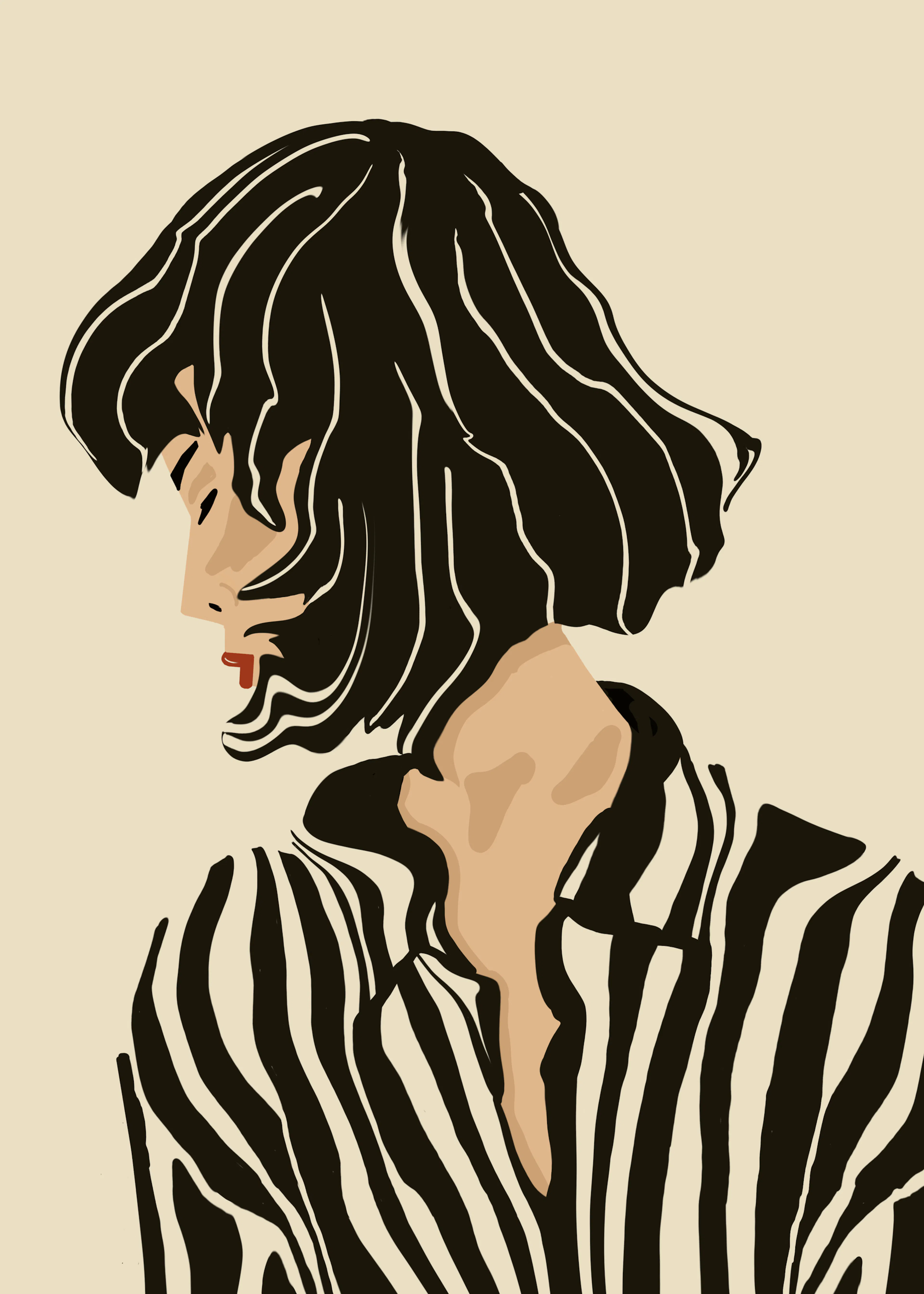 Wilde Strepen Poster 0