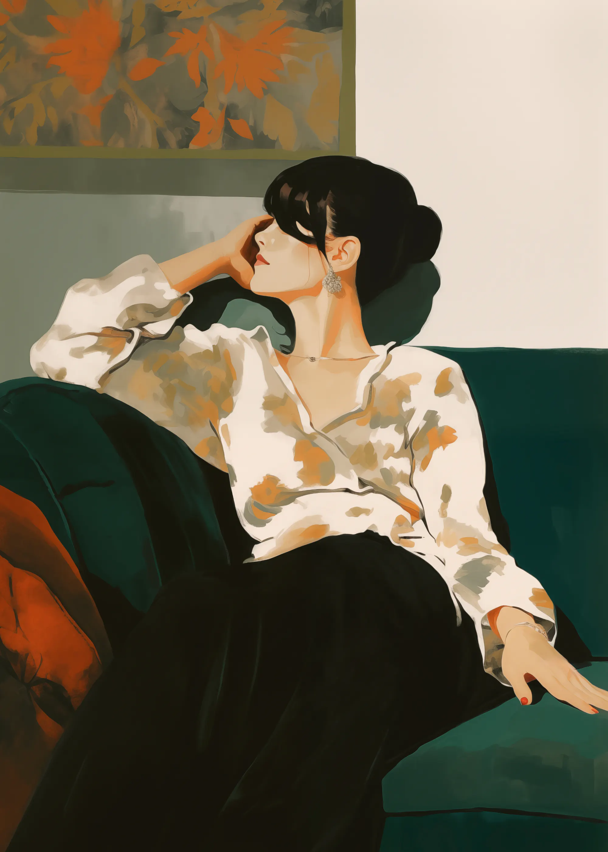 Contemplative Elegance Poster 0
