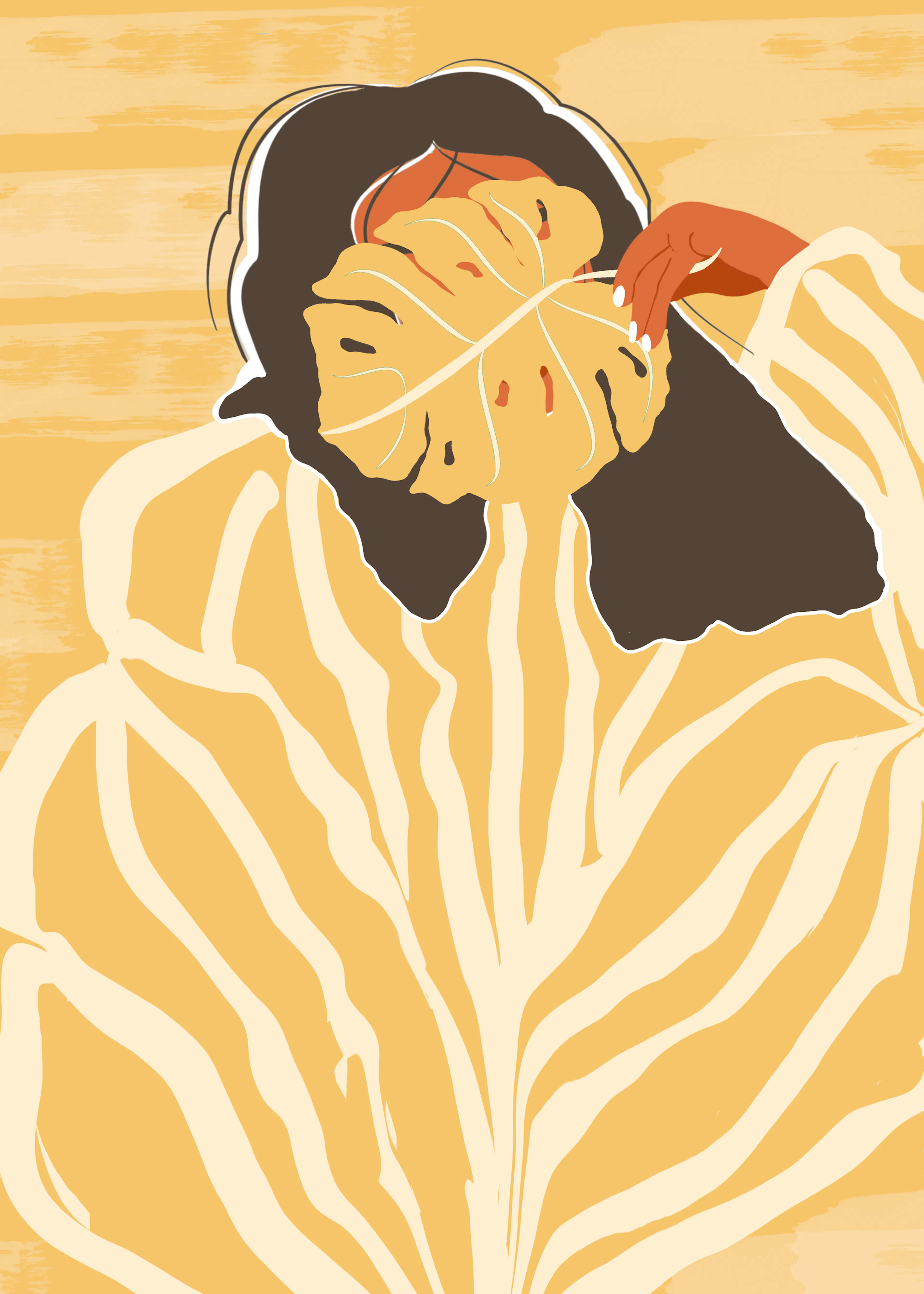 Oranje Serene Momenten Poster 0