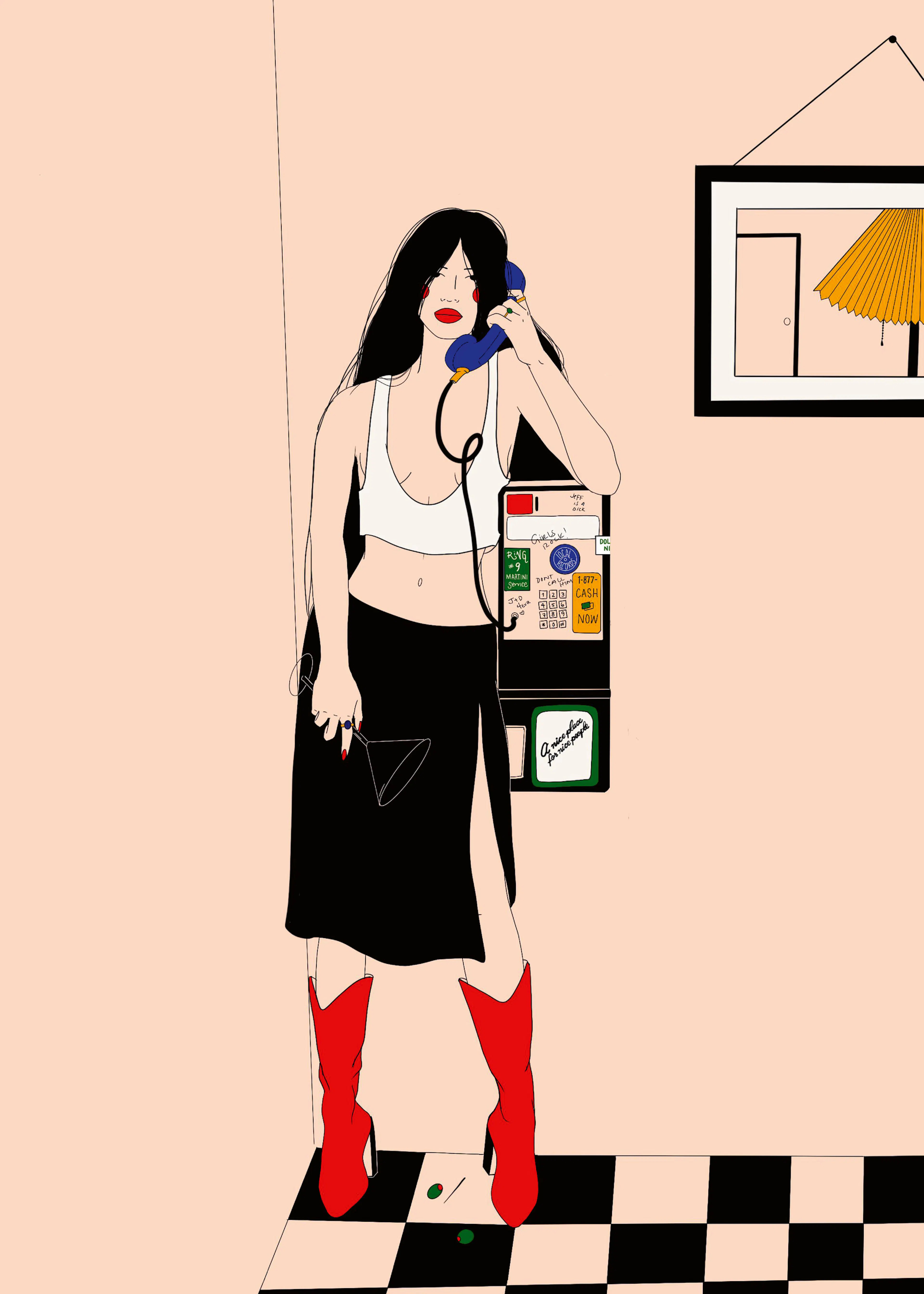 Beige Modern Art Poster 0