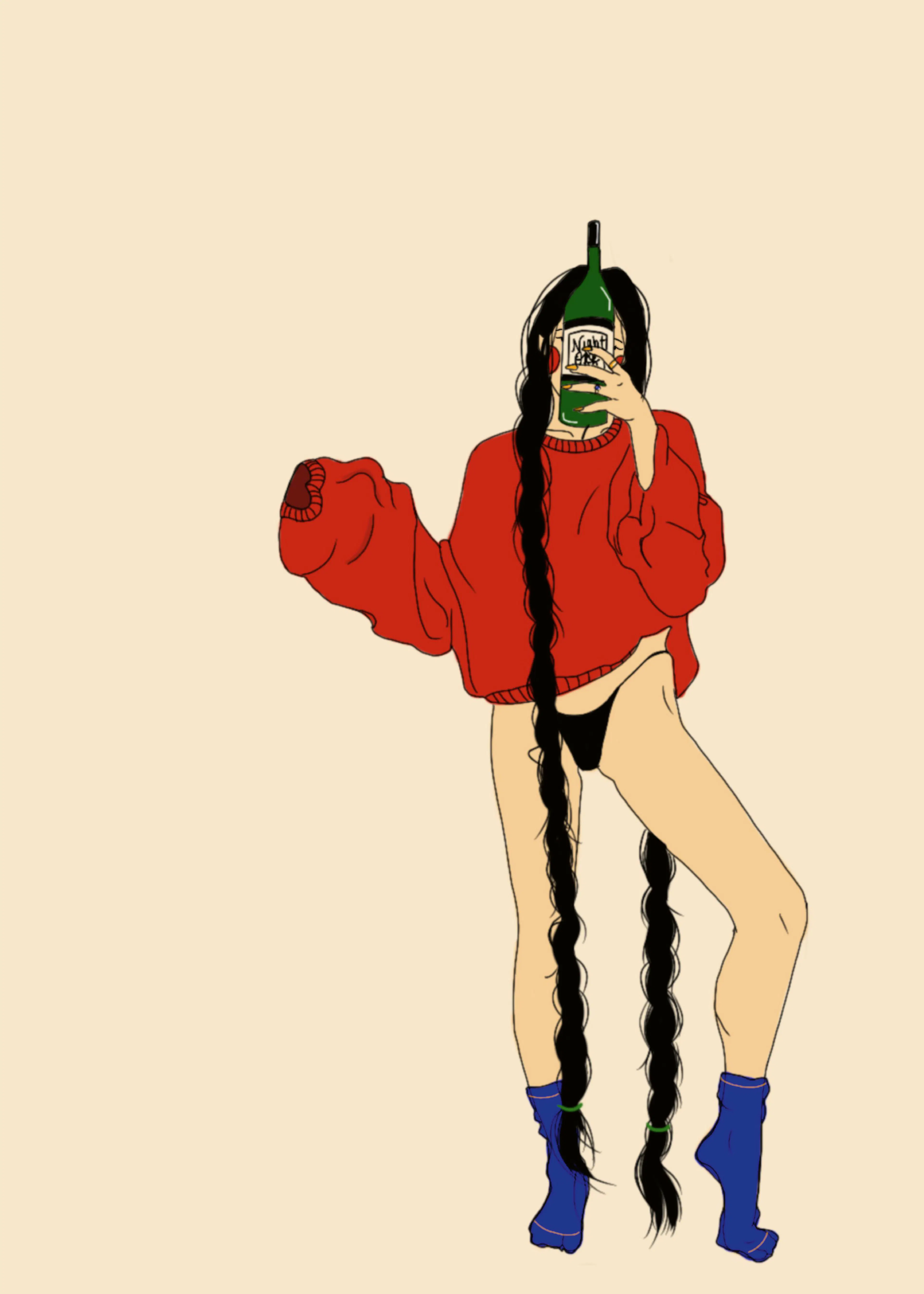 Red Bold Expression Poster 0
