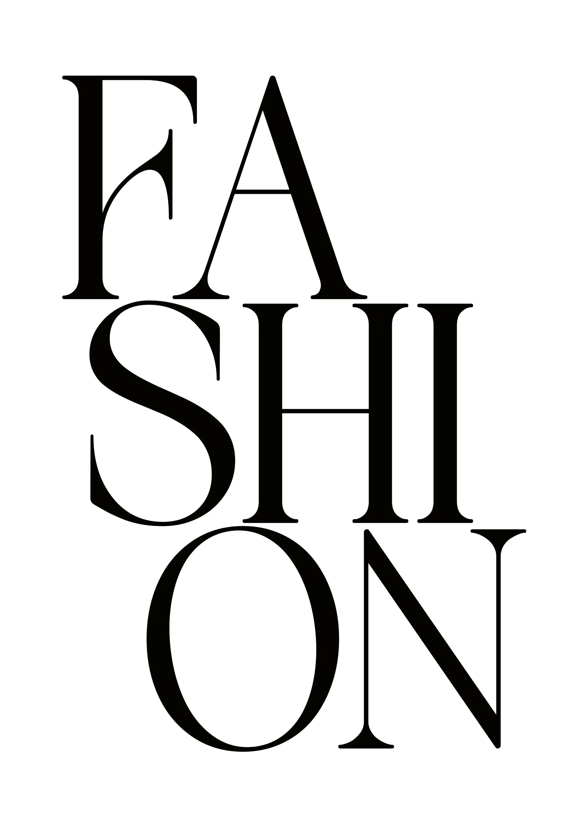 Black Elegant Fashion Poster 0