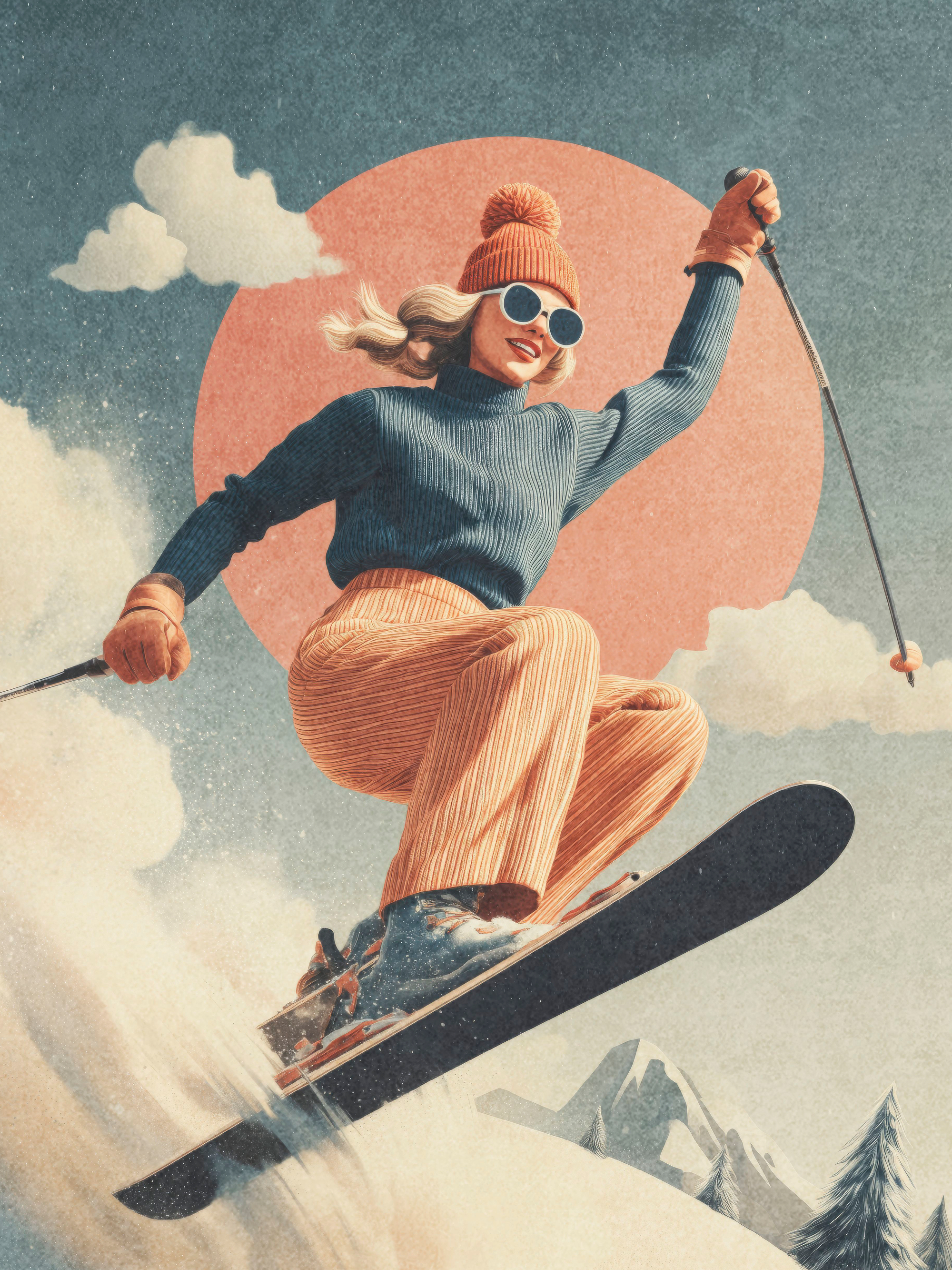 Mountain Jump Poster