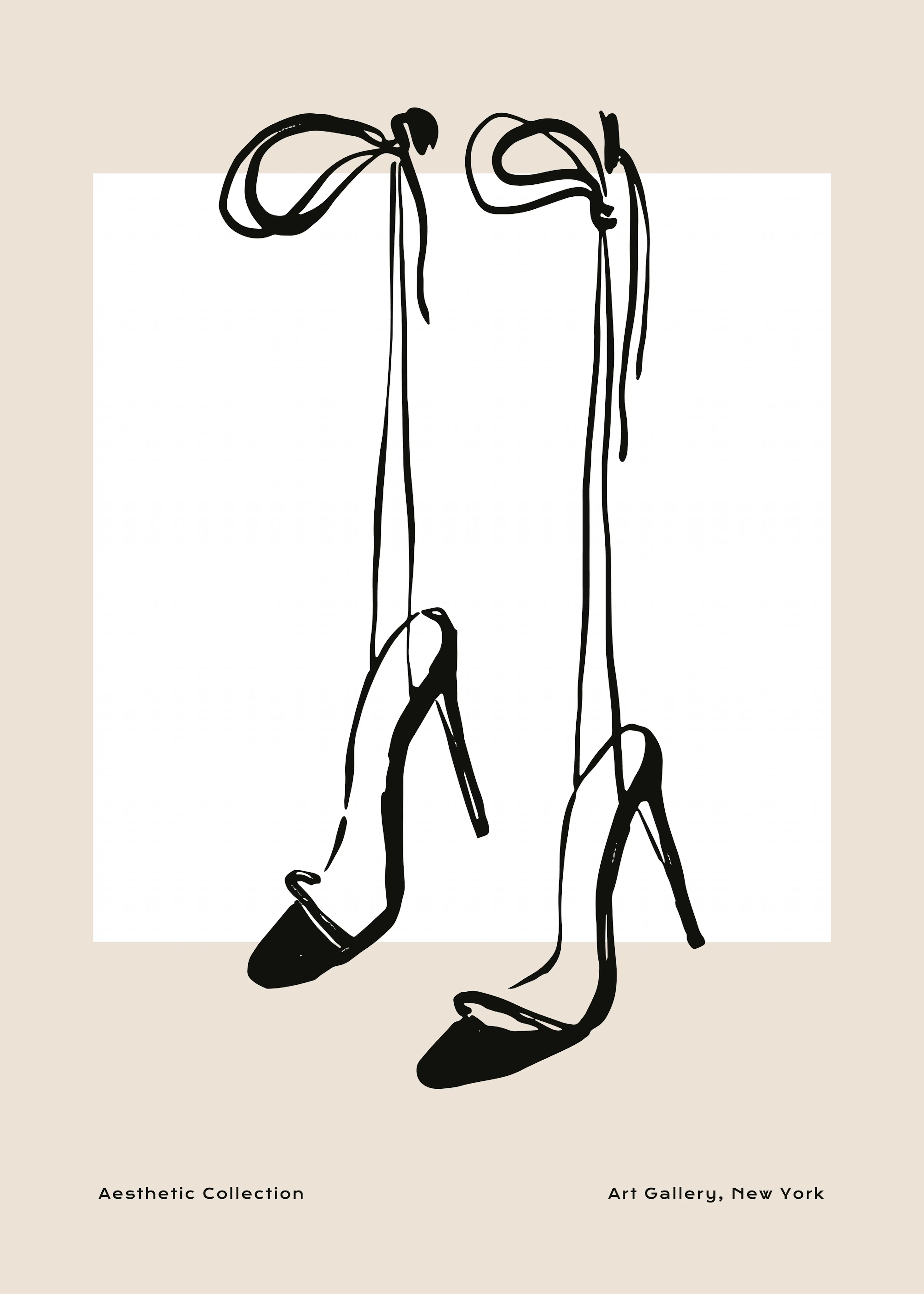 Black Elegant Heels Poster 0