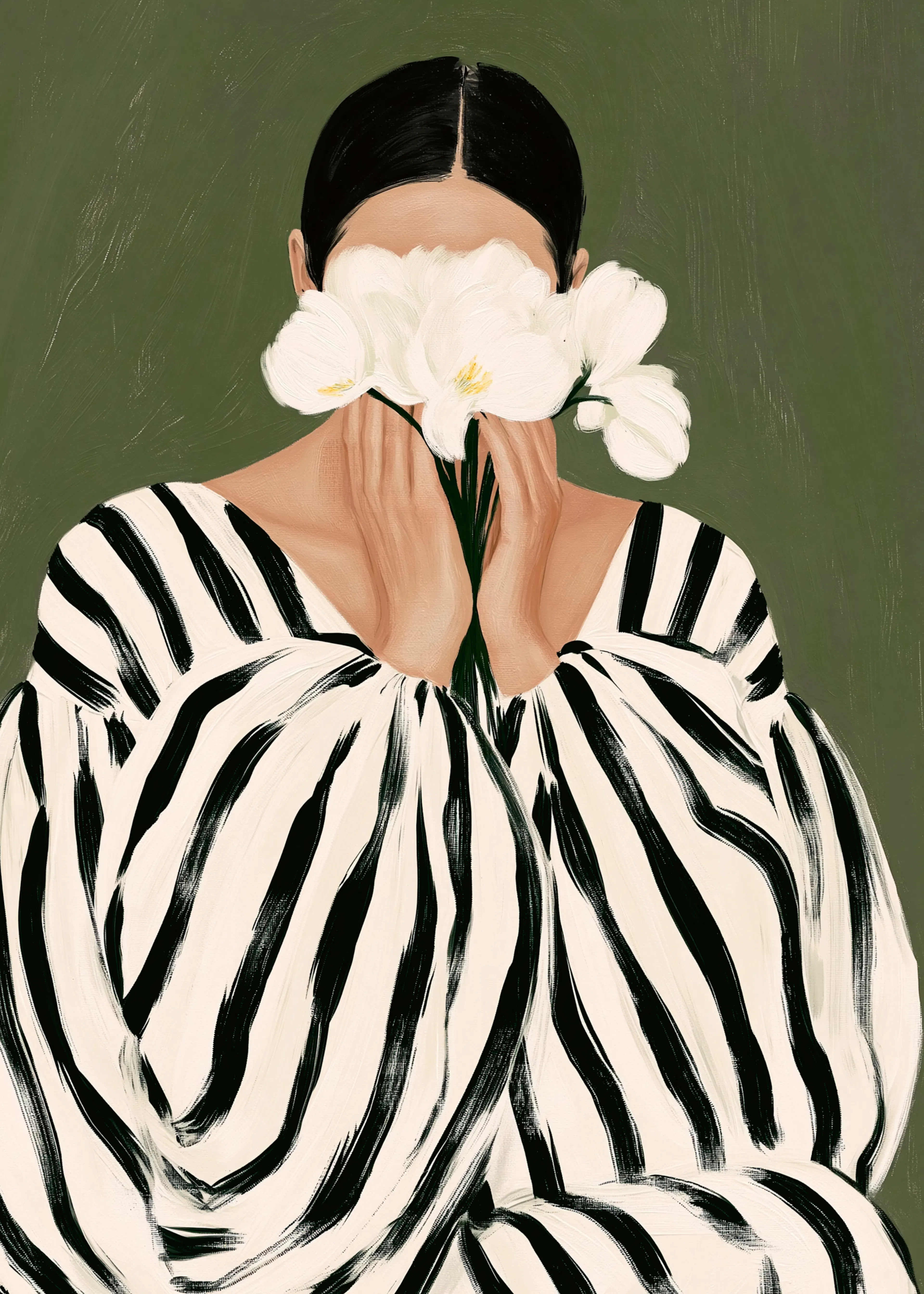 Gemaskerde Bloem Poster 0