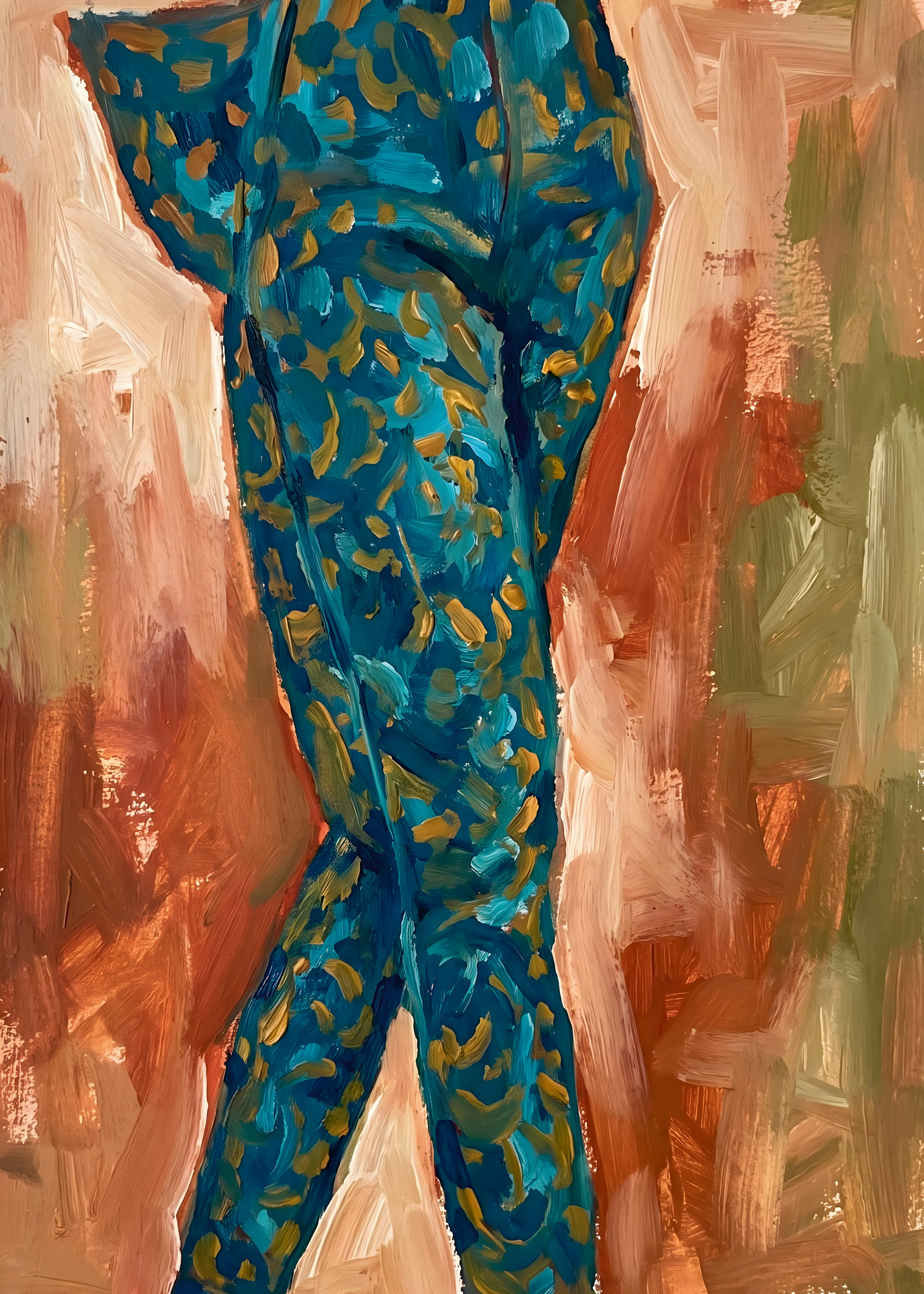 Elegancia Estampada Póster 0