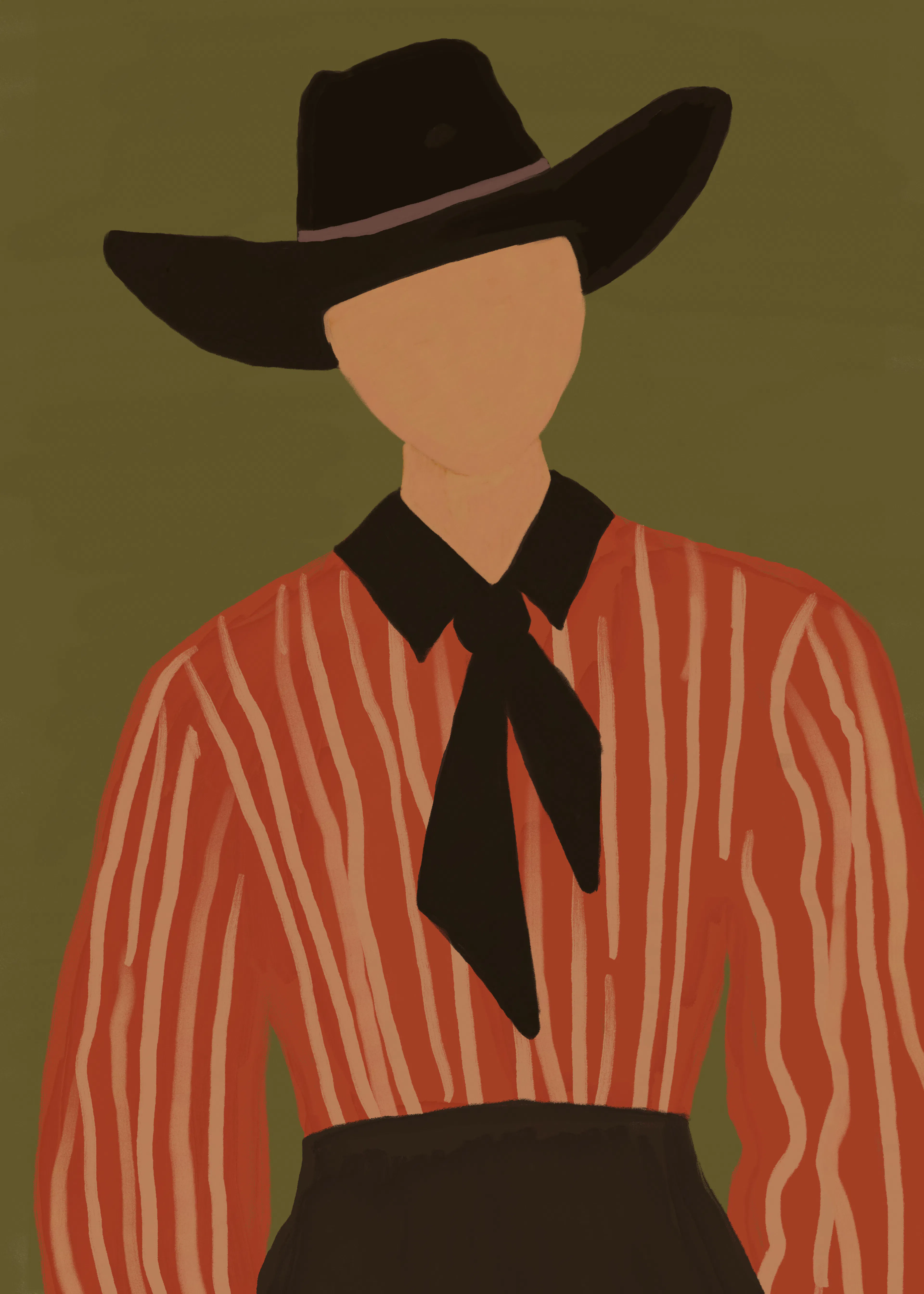 Western Silhouette Poster 0