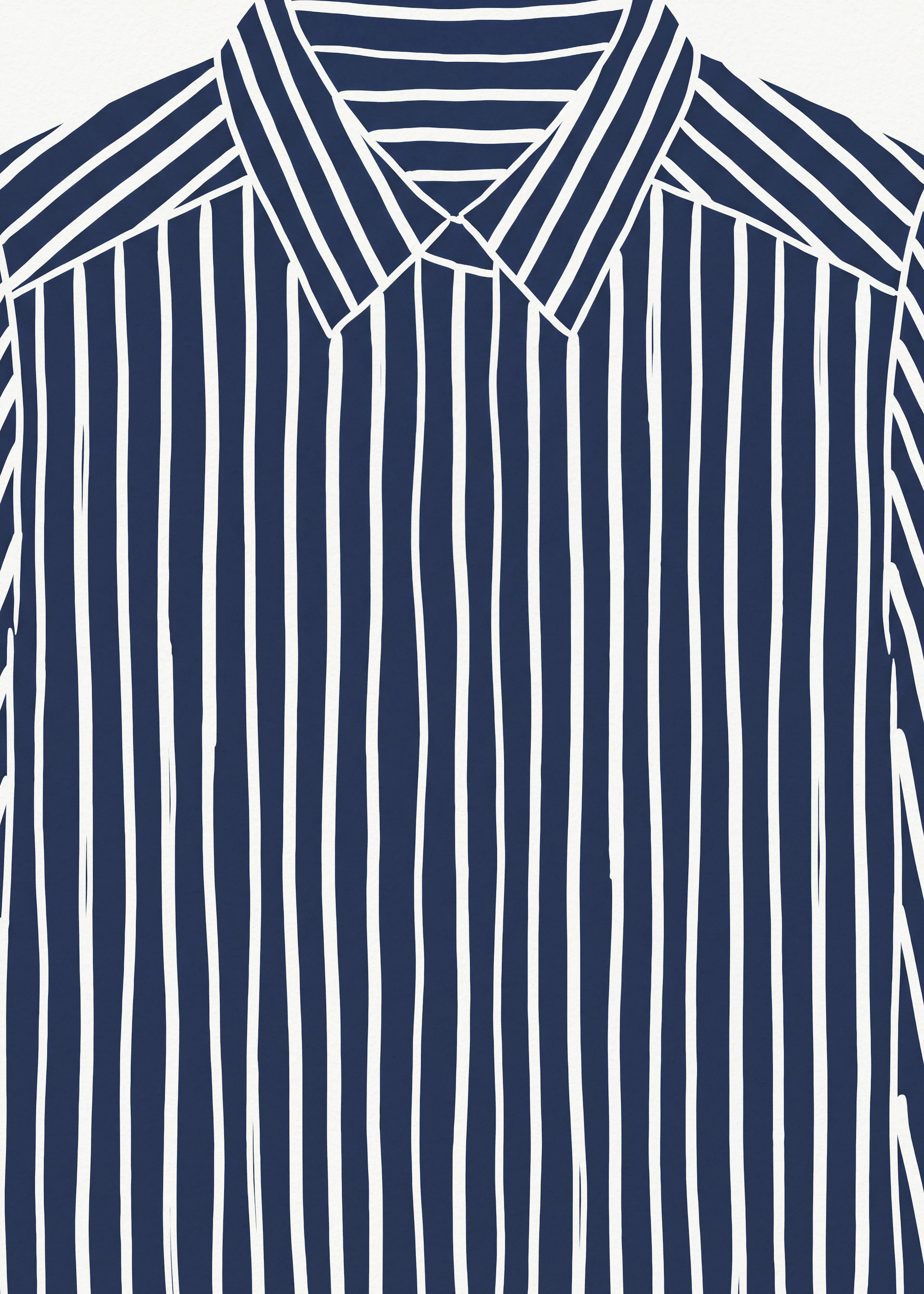 Navy Stripe Poster 0