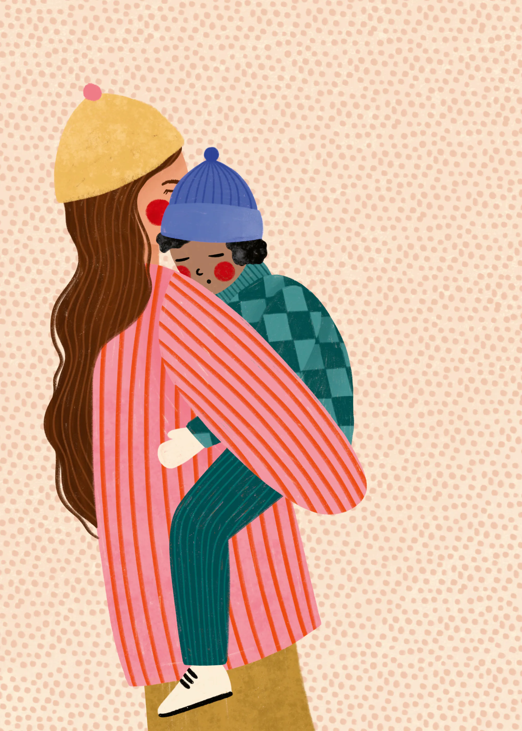 Brown Warm Embrace Poster 0