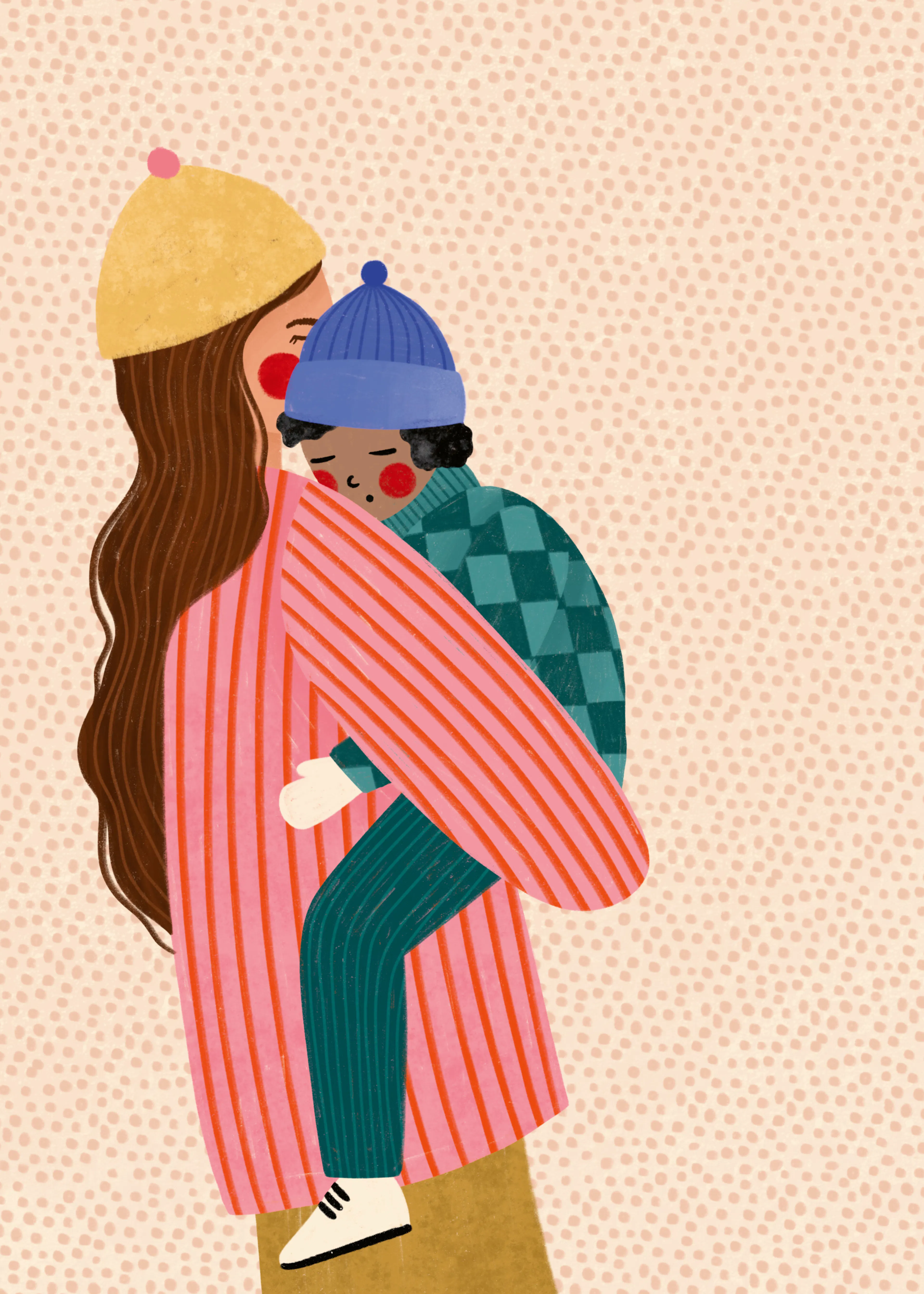 Brown Warm Embrace Poster 0
