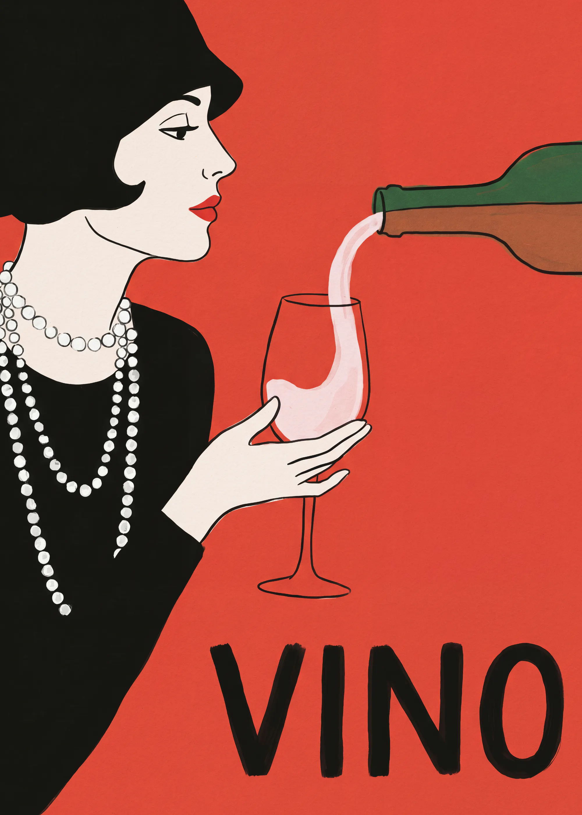 Vino Elegantie Poster 0