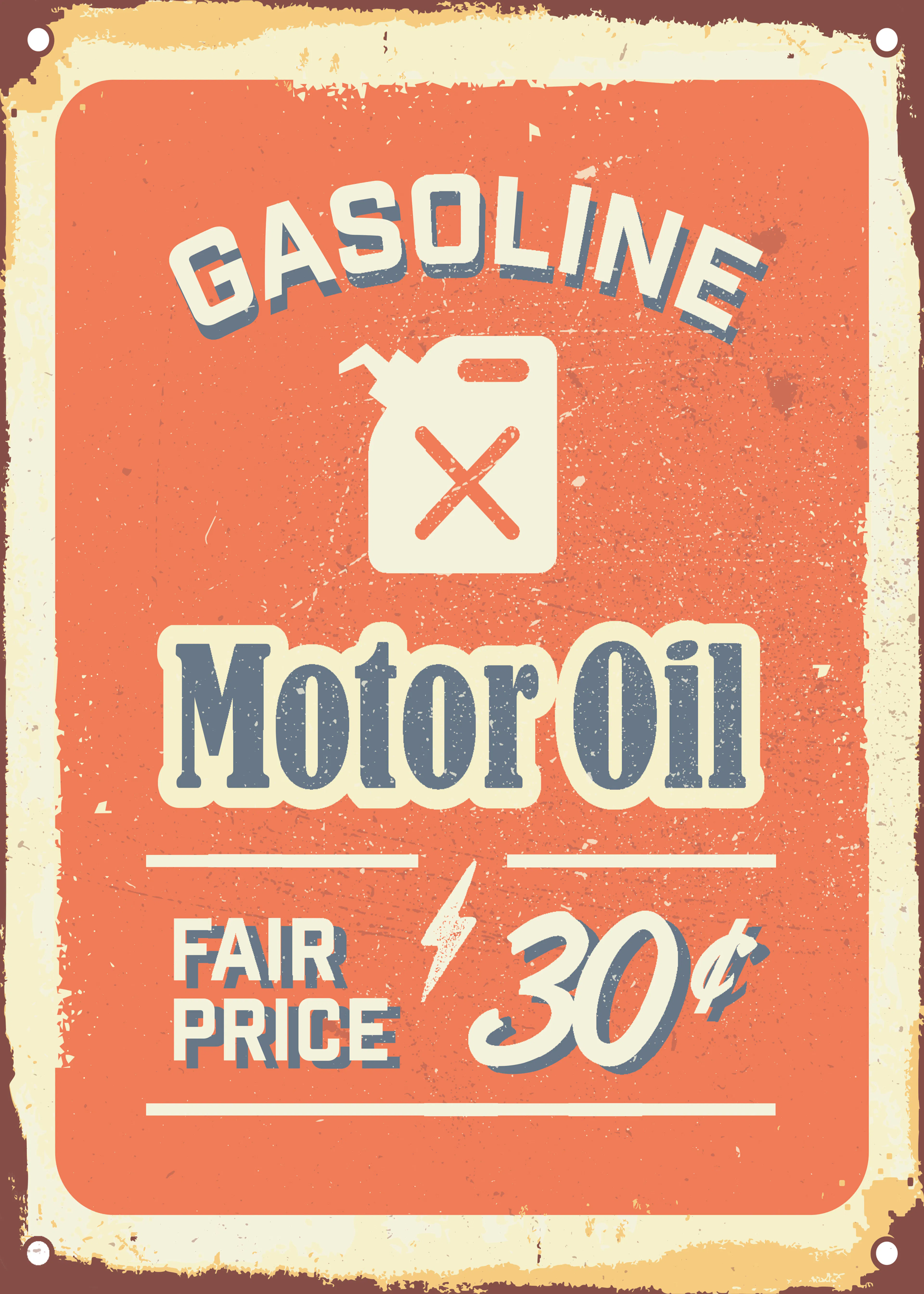 Vintage Motor Oil Poster 0
