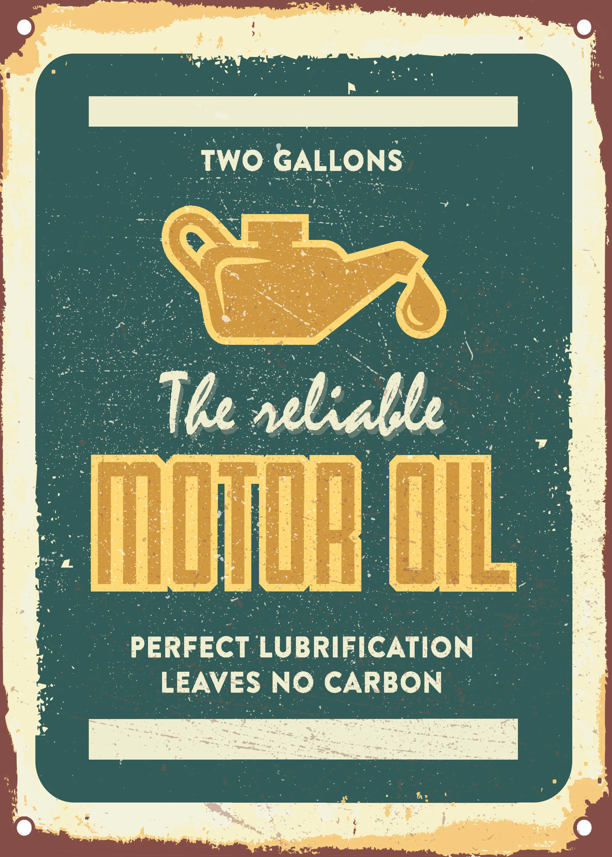 Aceite de Motor Clásico Póster 0