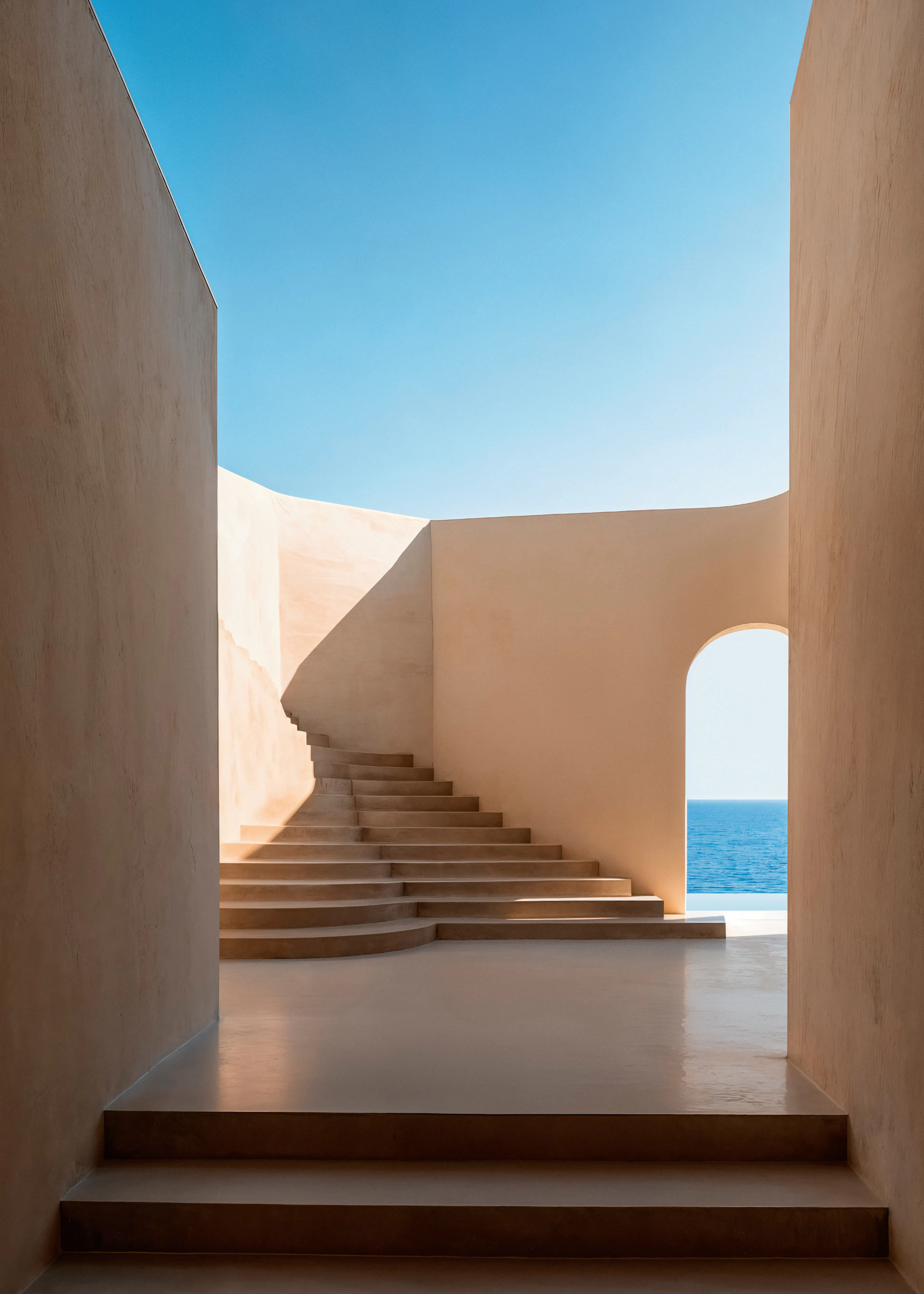 Serene Stairway Poster 0