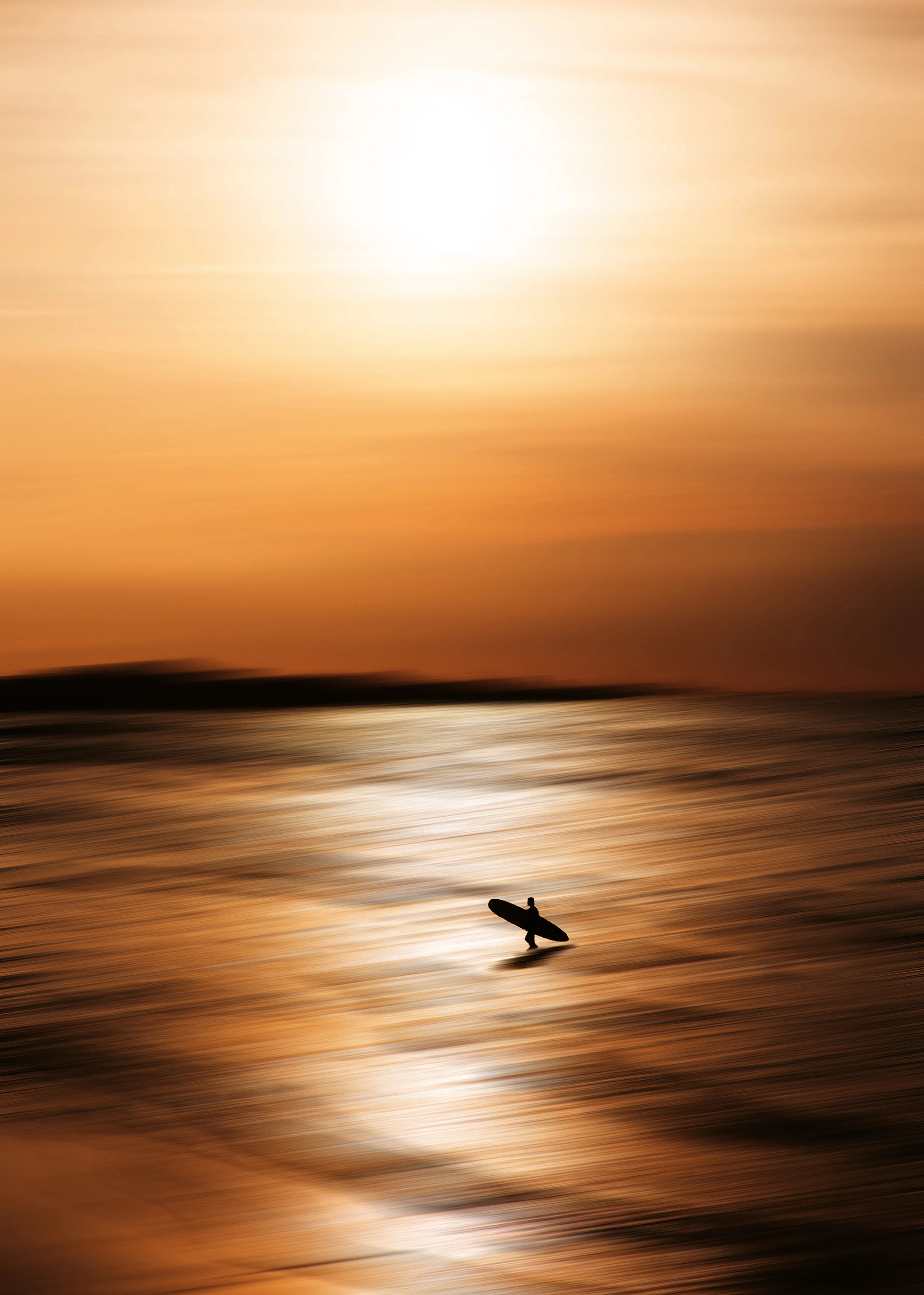 Rustige Gouden Zonsondergang Poster 0