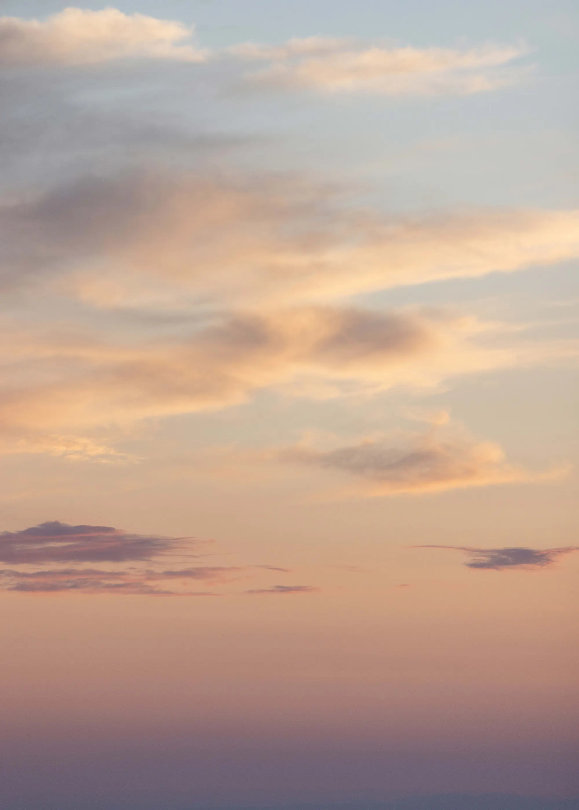 Soft Pink Serene Sunset Poster 0