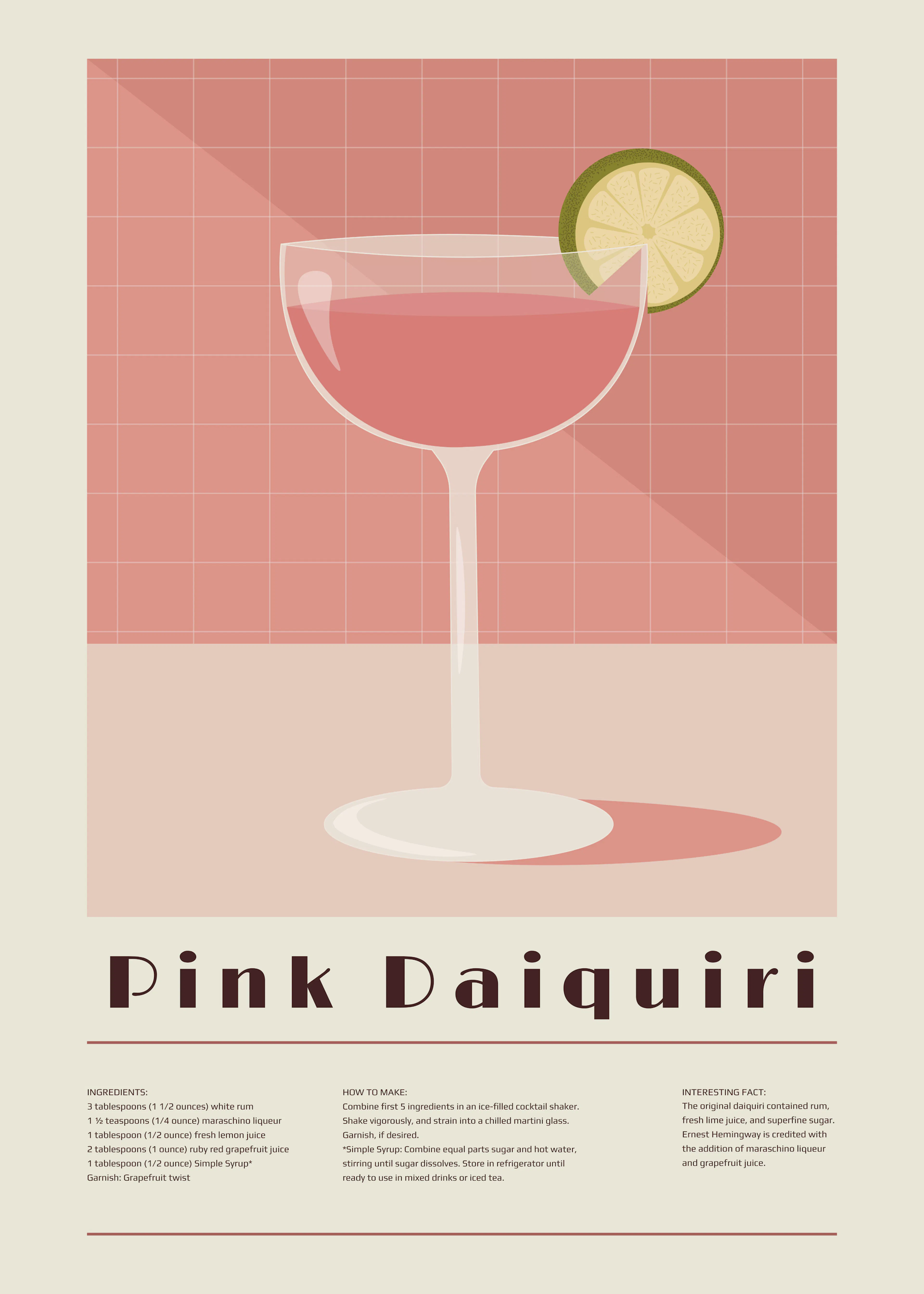 Pink Daiquiri Poster 0