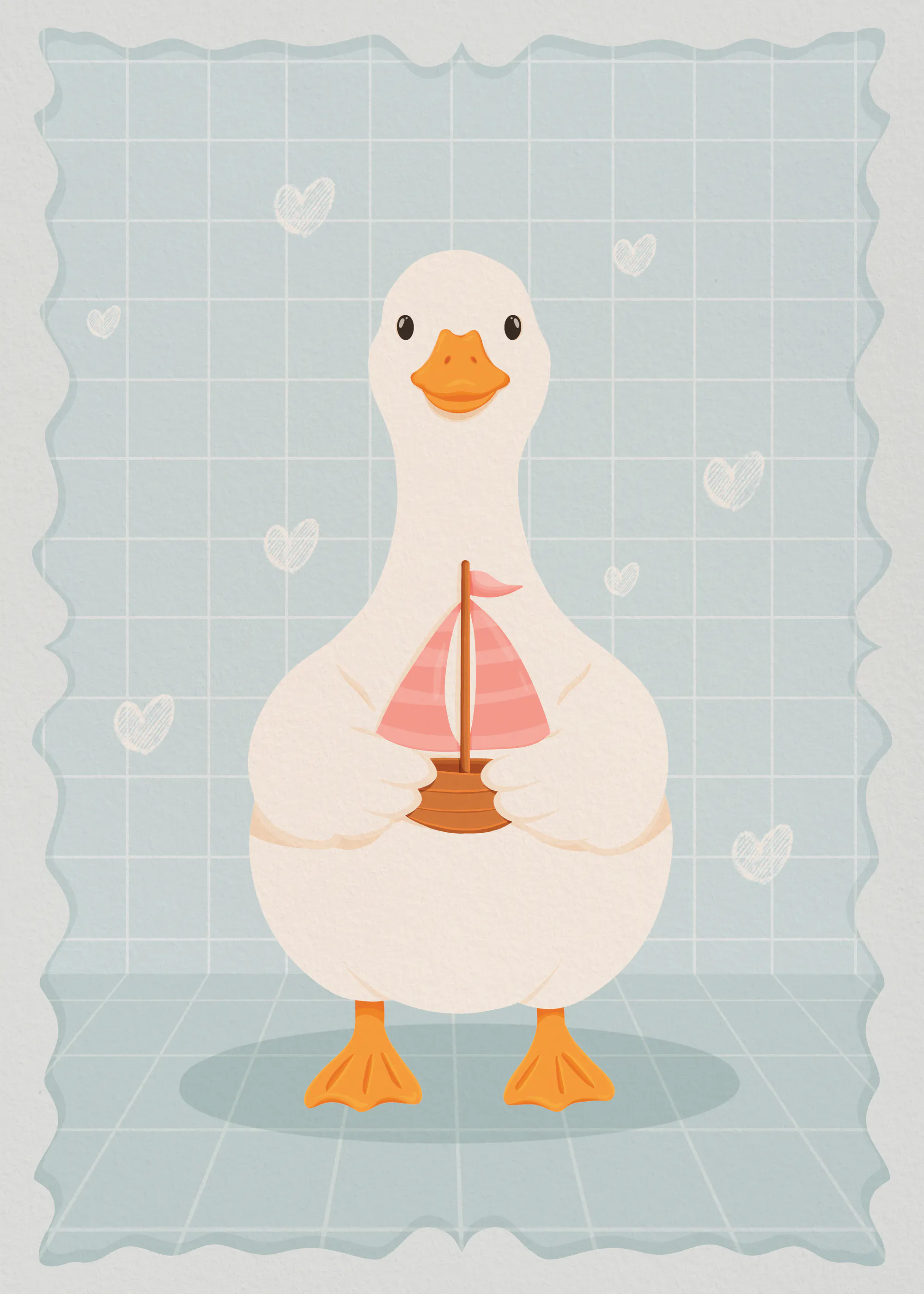 Sailing Goose Poster 0
