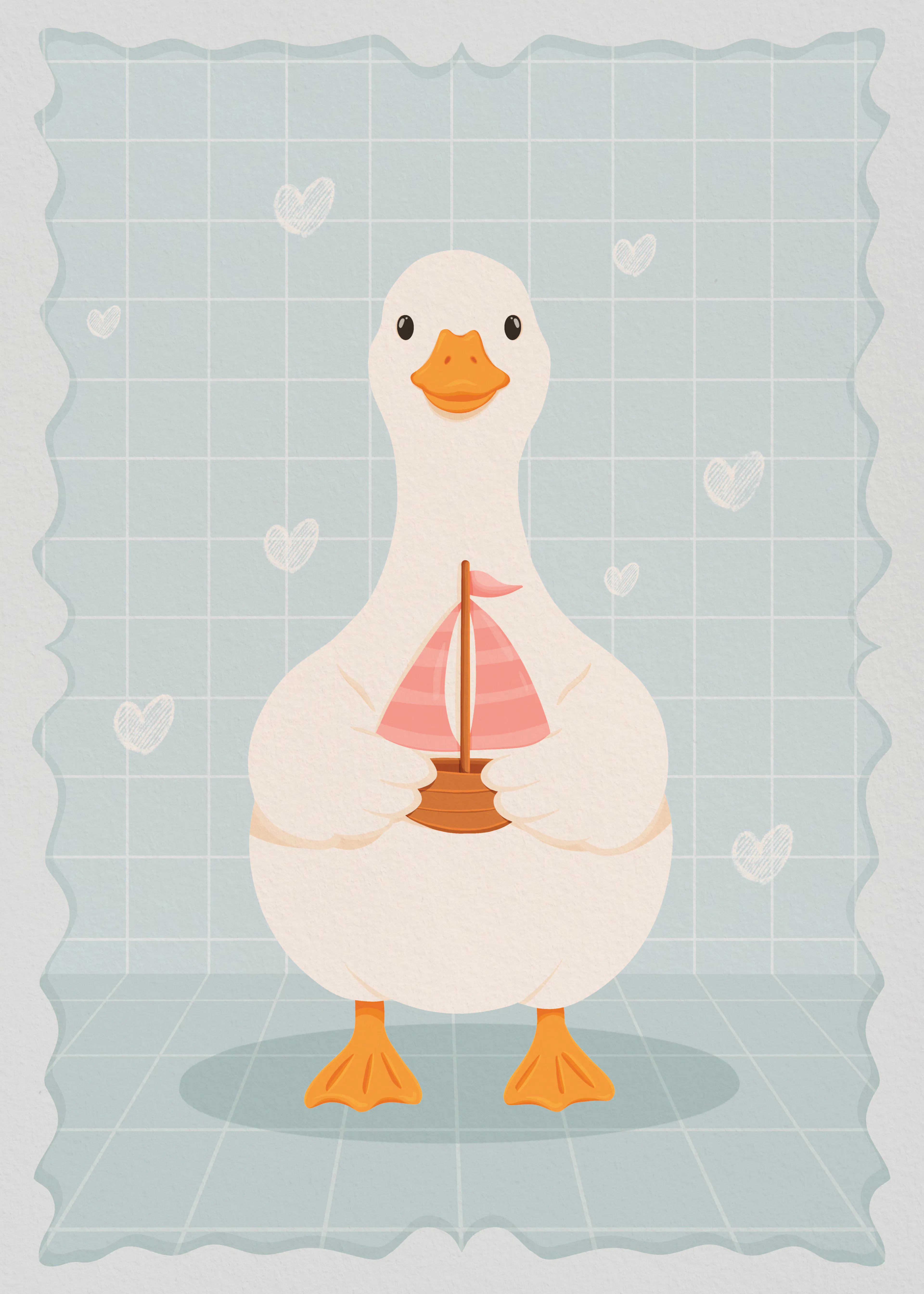 Sailing Goose Poster 0