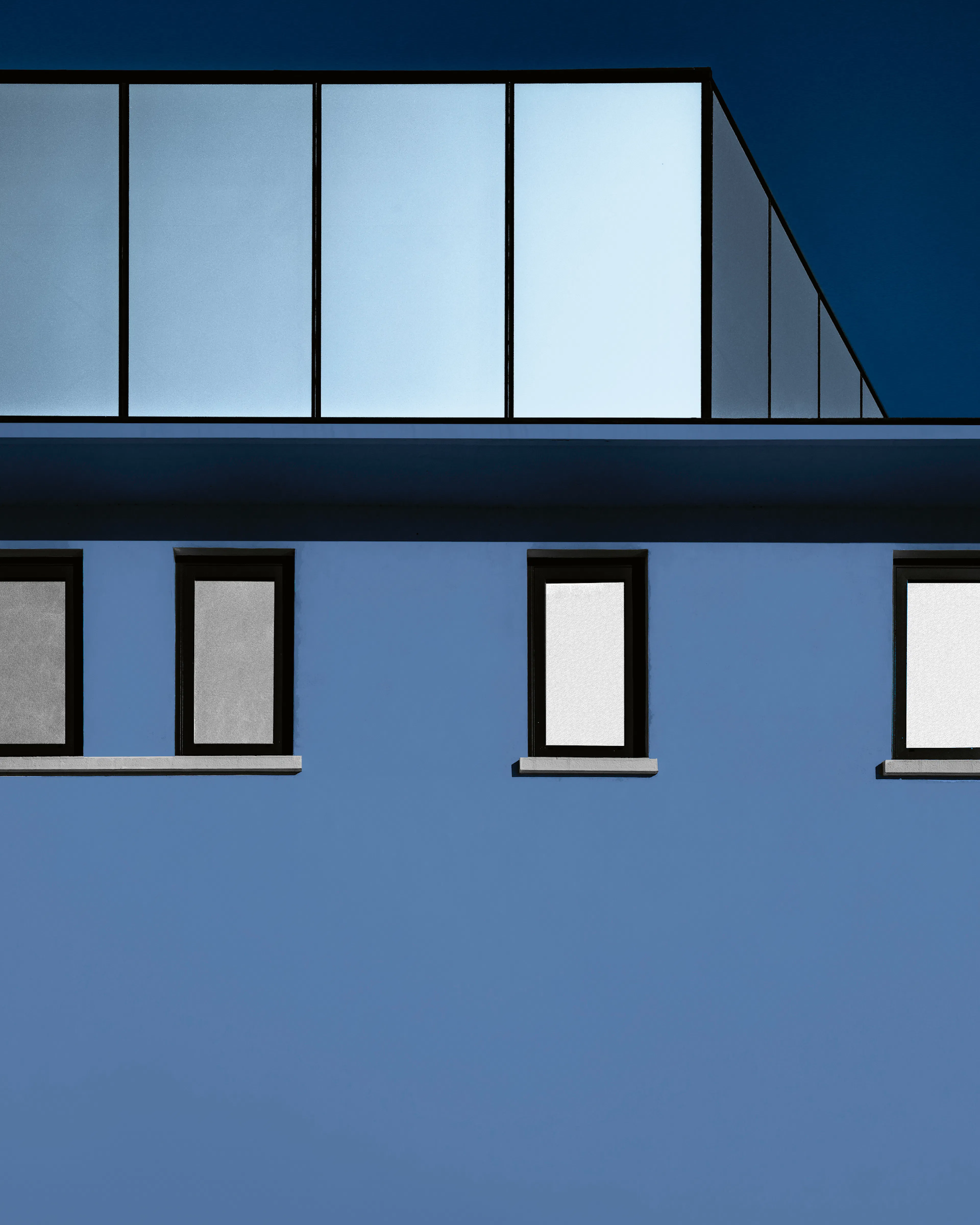 Navy Moderne Gevel Poster 0