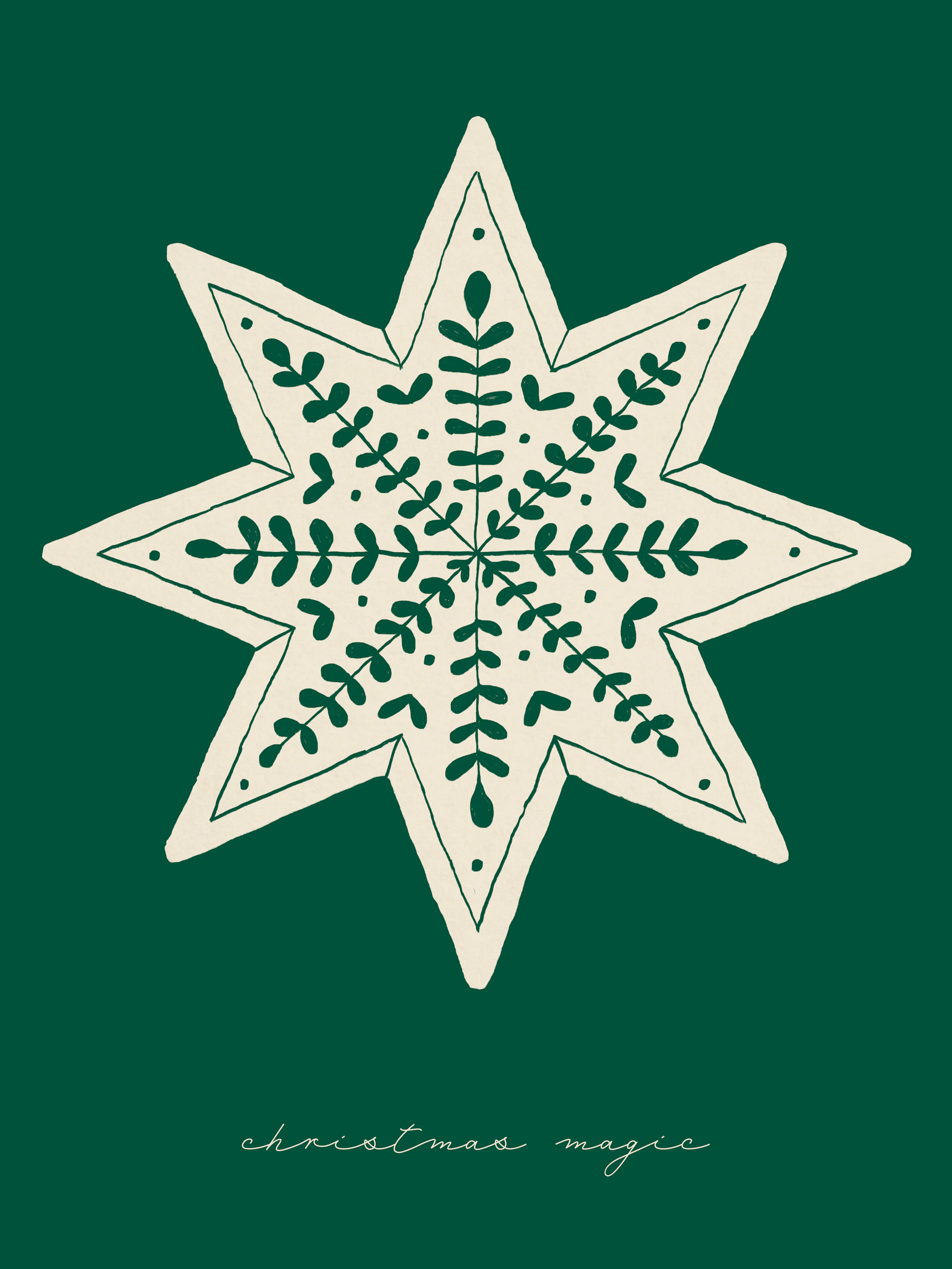Étoile de fougère Poster 0